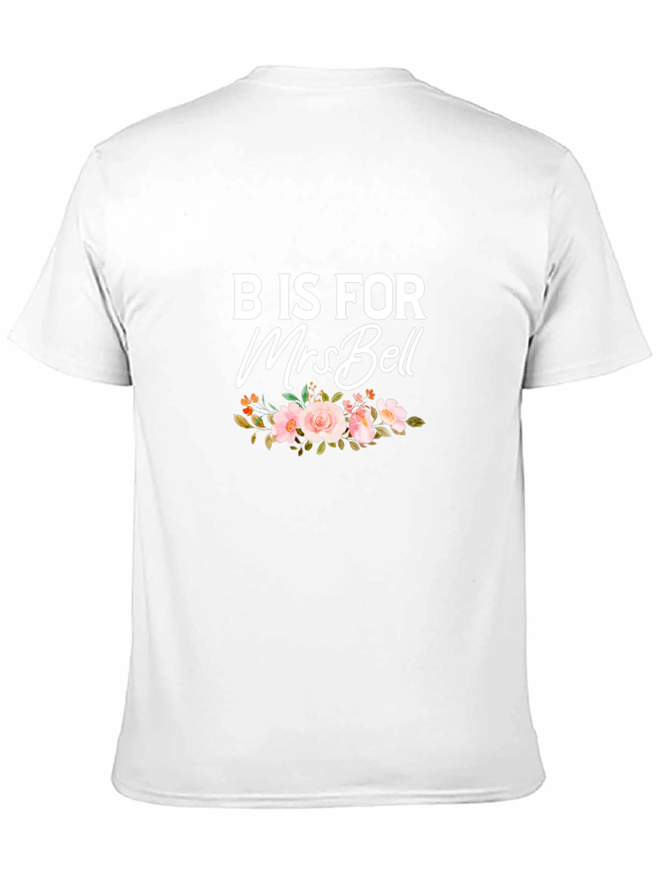 B is for Mrs Bell Floral T-Shirt