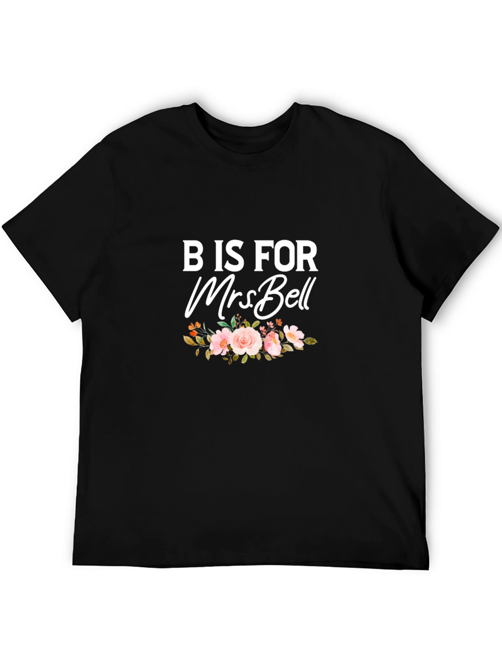 B is for Mrs Bell Floral T-Shirt