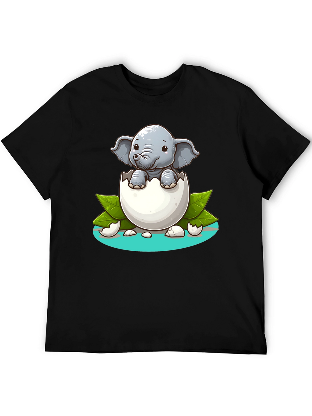 Cute Elephant Hatching T-Shirt - Unisex Graphic Tee