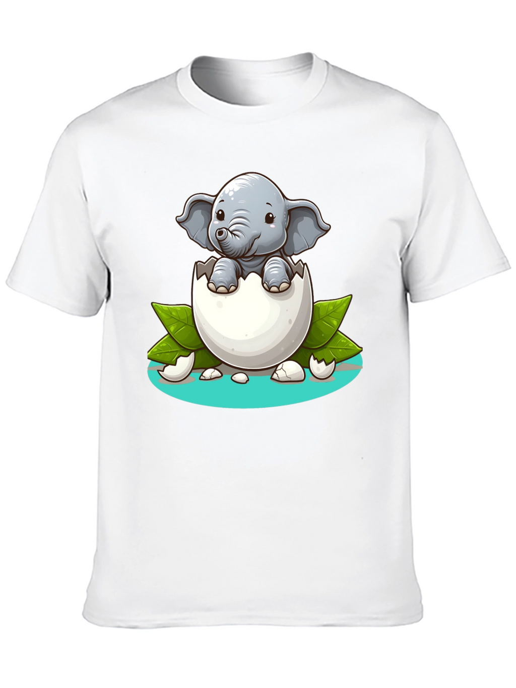 Cute Elephant Hatching T-Shirt - Unisex Graphic Tee