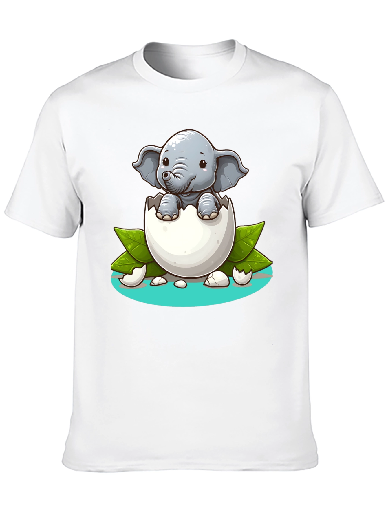 Cute Elephant Hatching T-Shirt - Unisex Graphic Tee