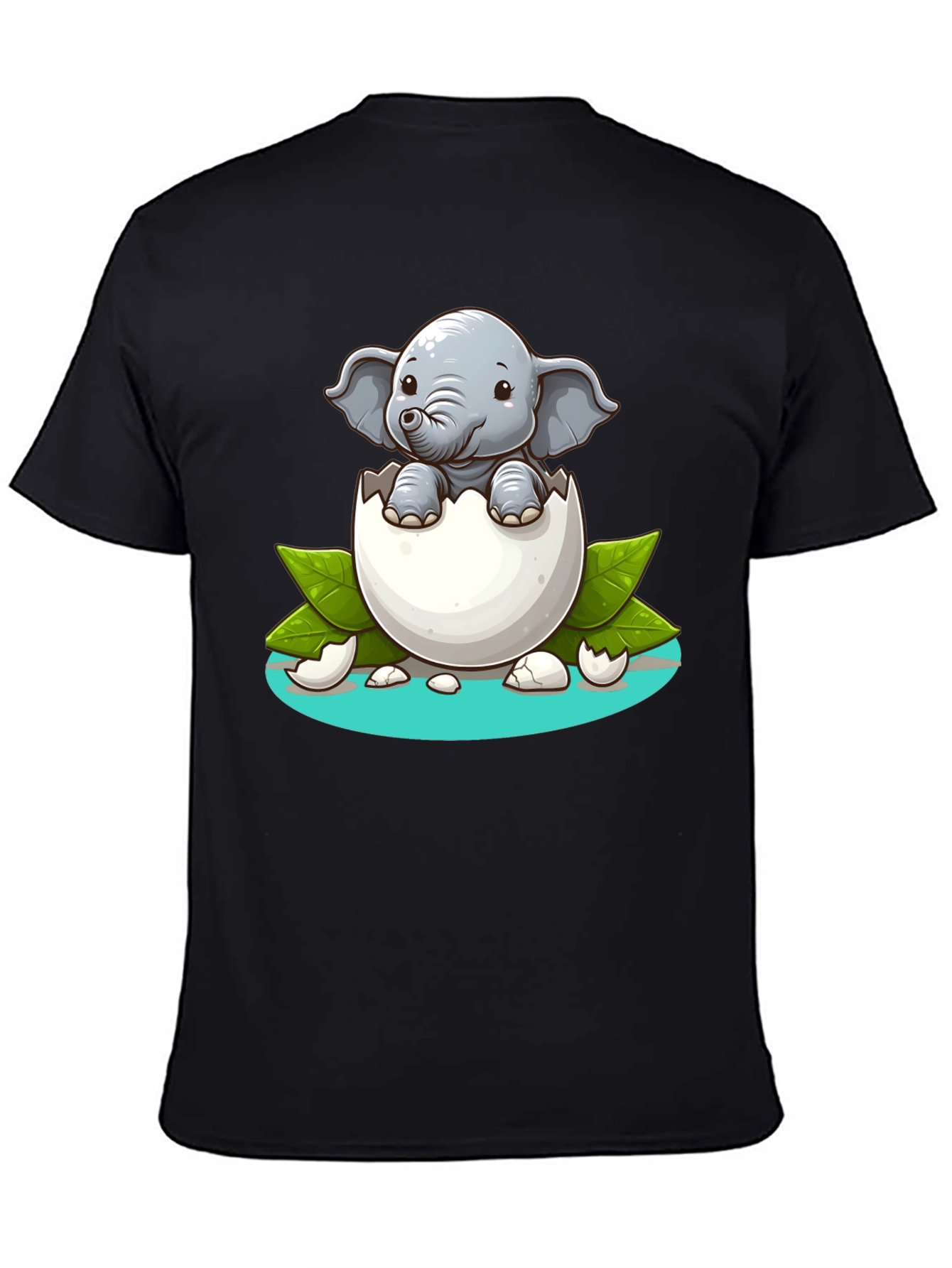 Cute Elephant Hatching T-Shirt - Unisex Graphic Tee