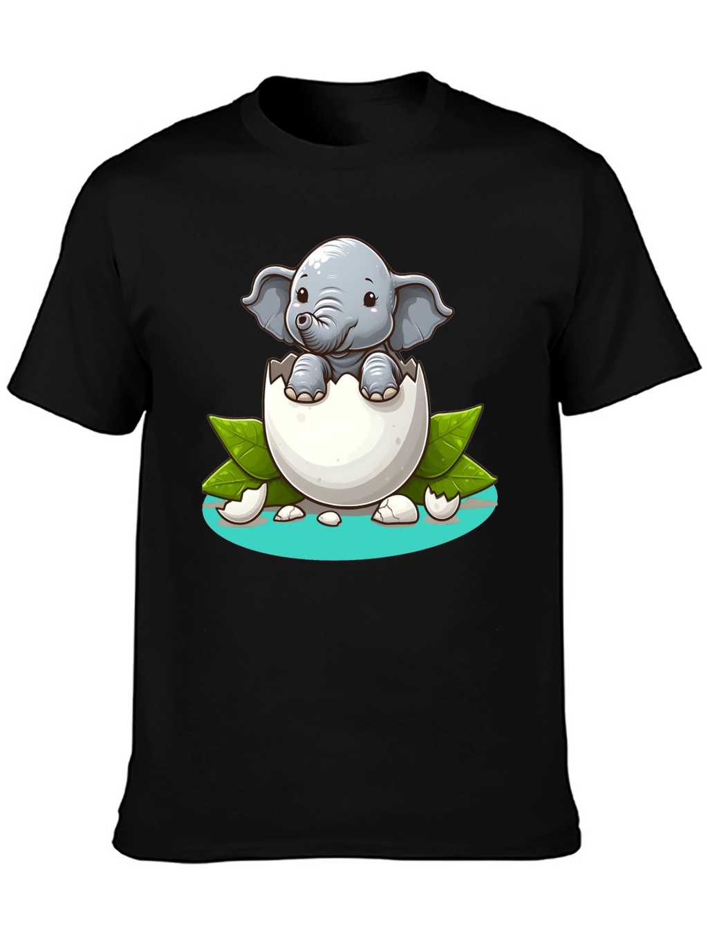 Cute Elephant Hatching T-Shirt - Unisex Graphic Tee