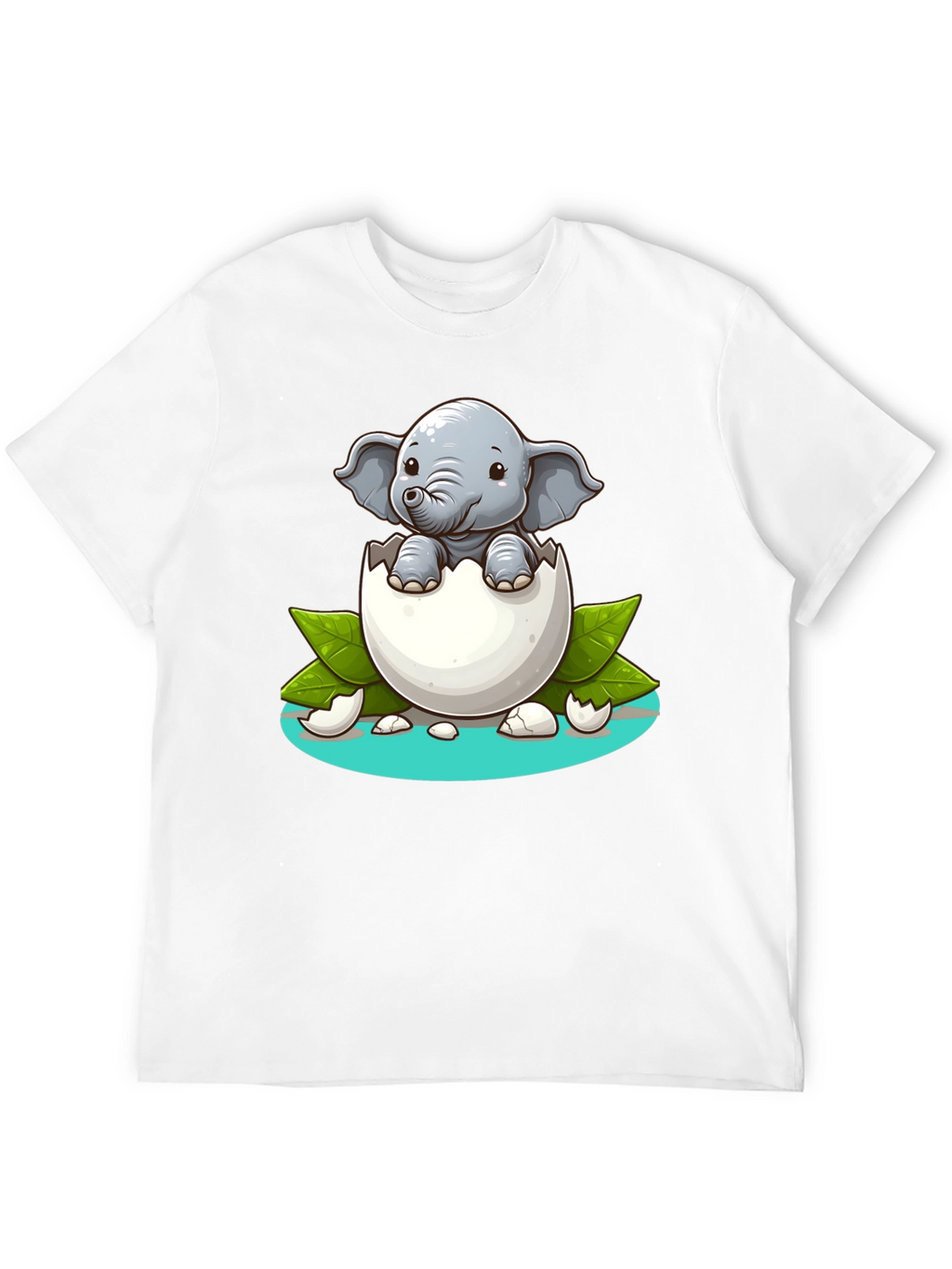Cute Elephant Hatching T-Shirt - Unisex Graphic Tee