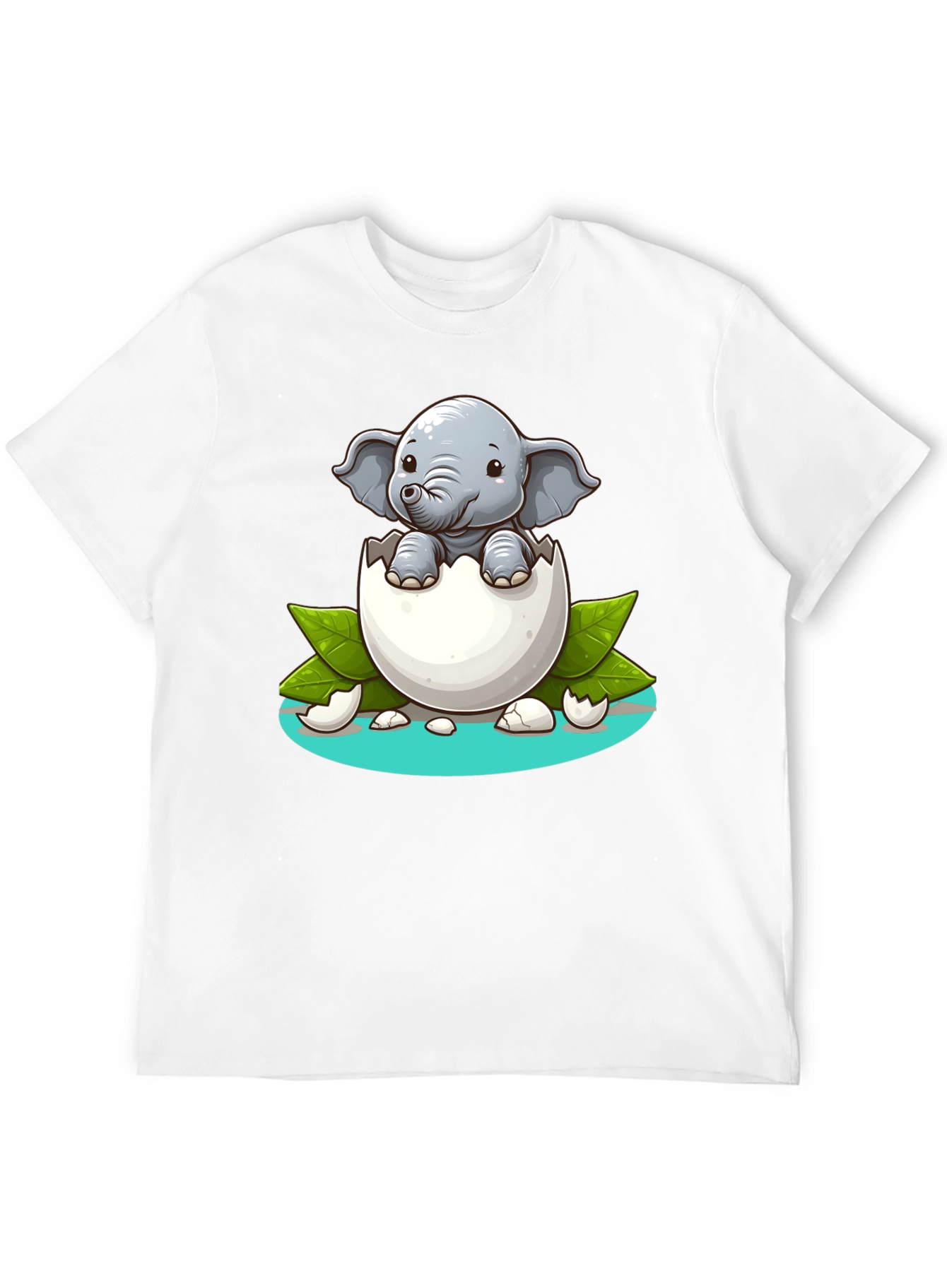 Cute Elephant Hatching T-Shirt - Unisex Graphic Tee