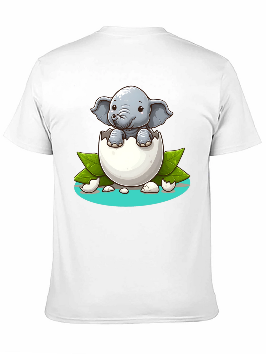 Cute Elephant Hatching T-Shirt - Unisex Graphic Tee