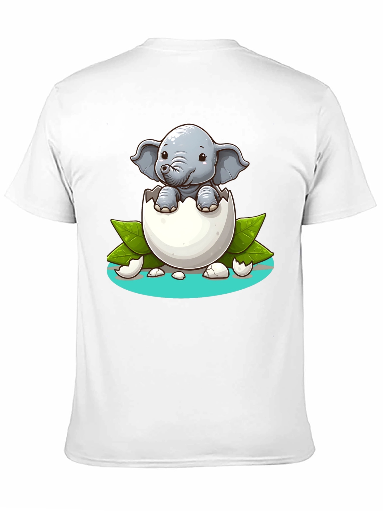 Cute Elephant Hatching T-Shirt - Unisex Graphic Tee