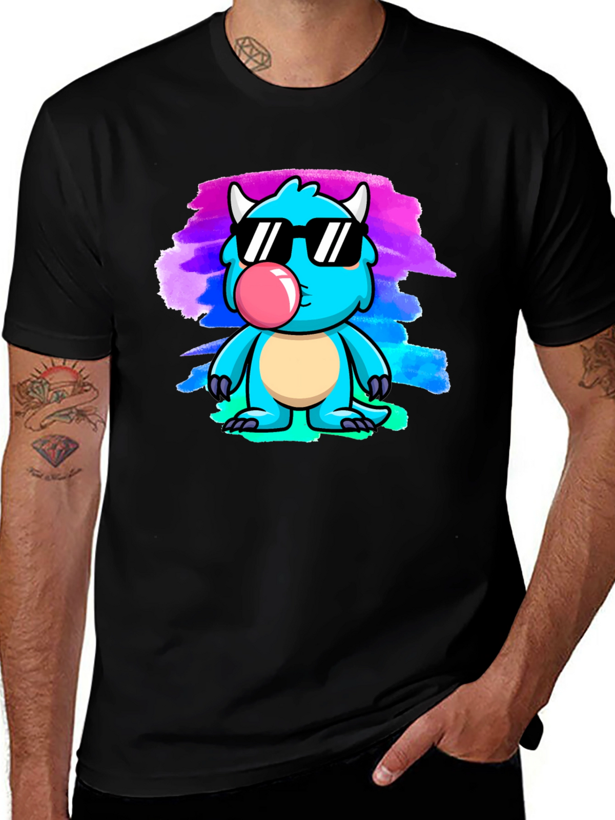 Monster T-Shirt with Sunglasses