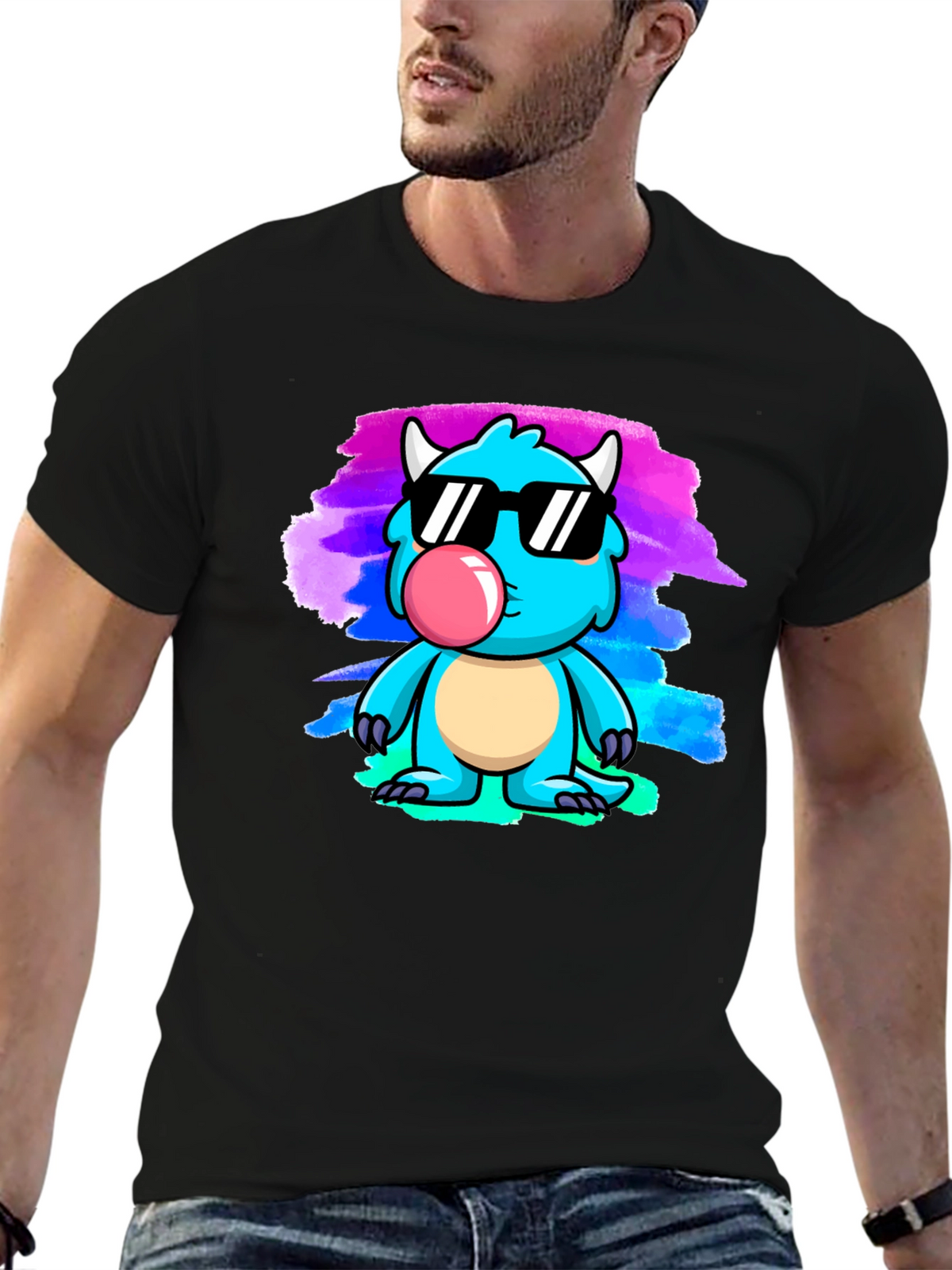 Monster T-Shirt with Sunglasses