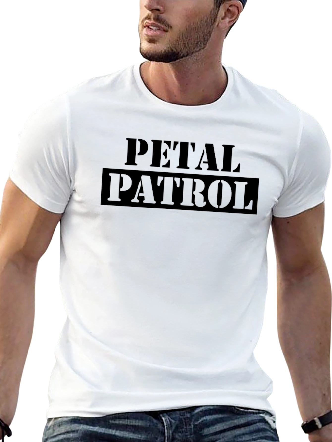 Petal Patrol Black Graphic T-Shirt
