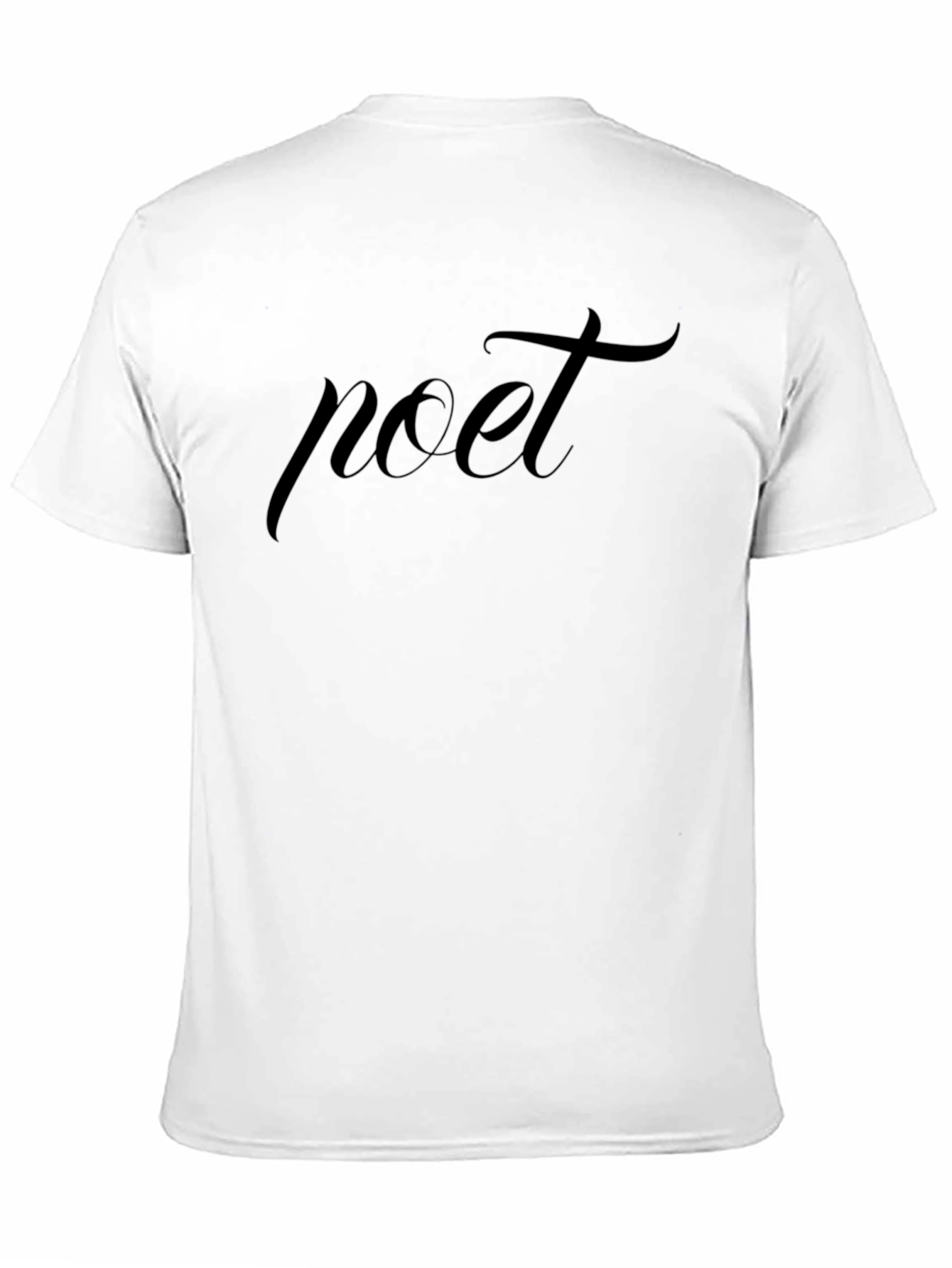 Black Poet Graphic Tee - Classic Style
