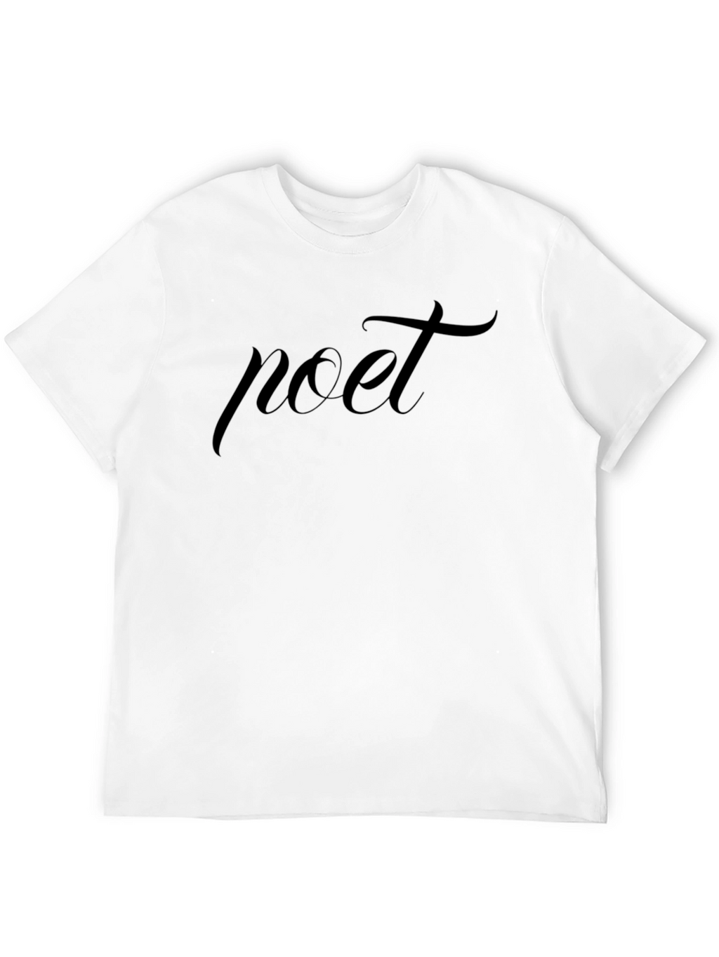 Black Poet Graphic Tee - Classic Style