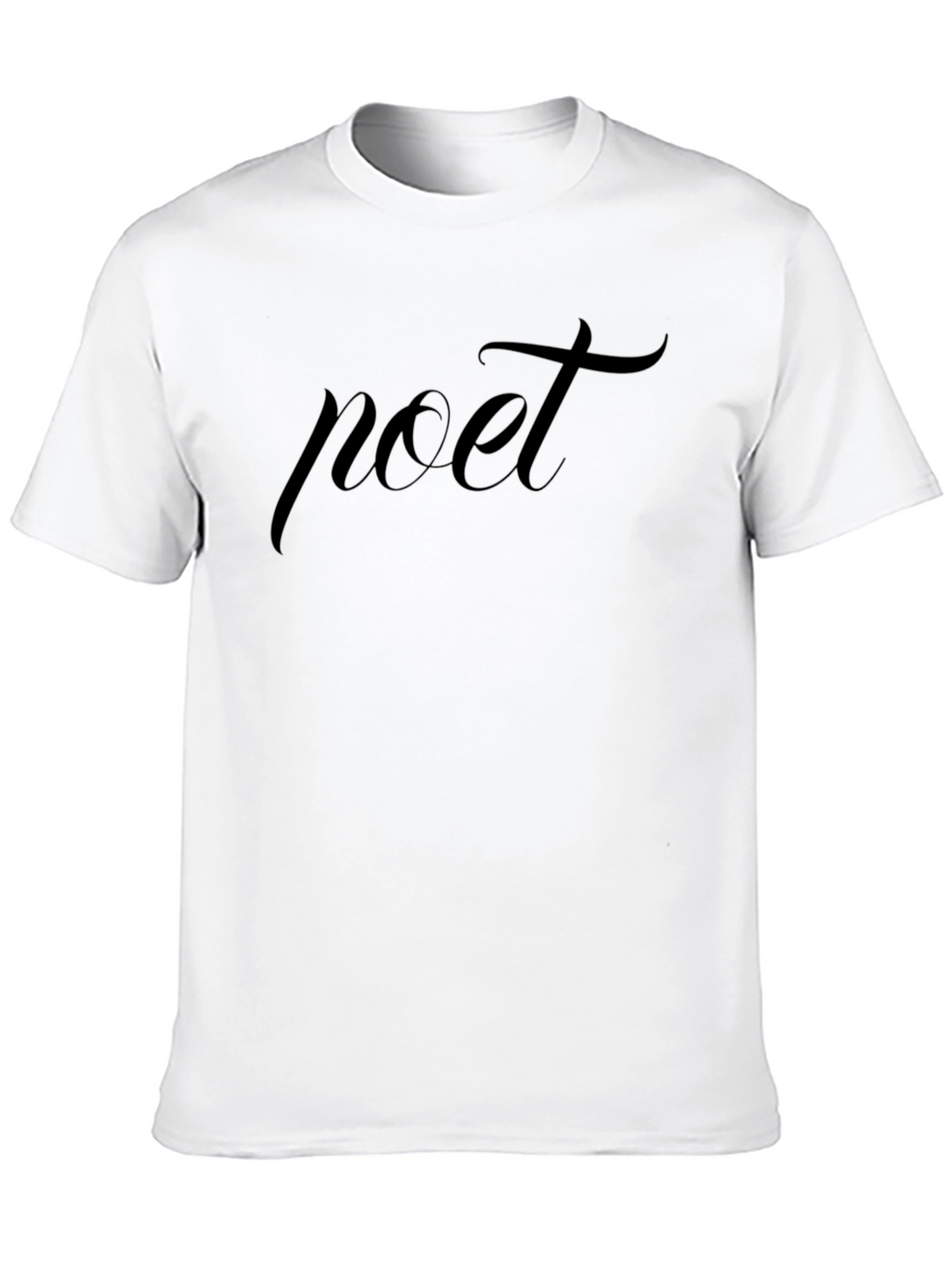 Black Poet Graphic Tee - Classic Style