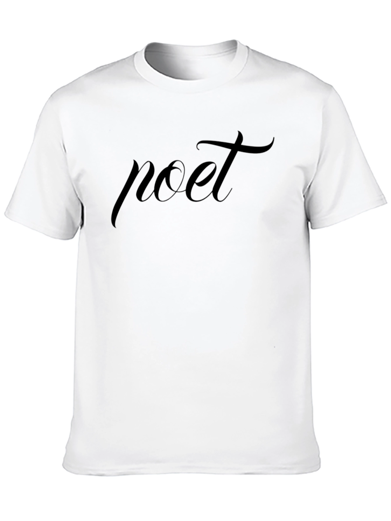 Black Poet Graphic Tee - Classic Style