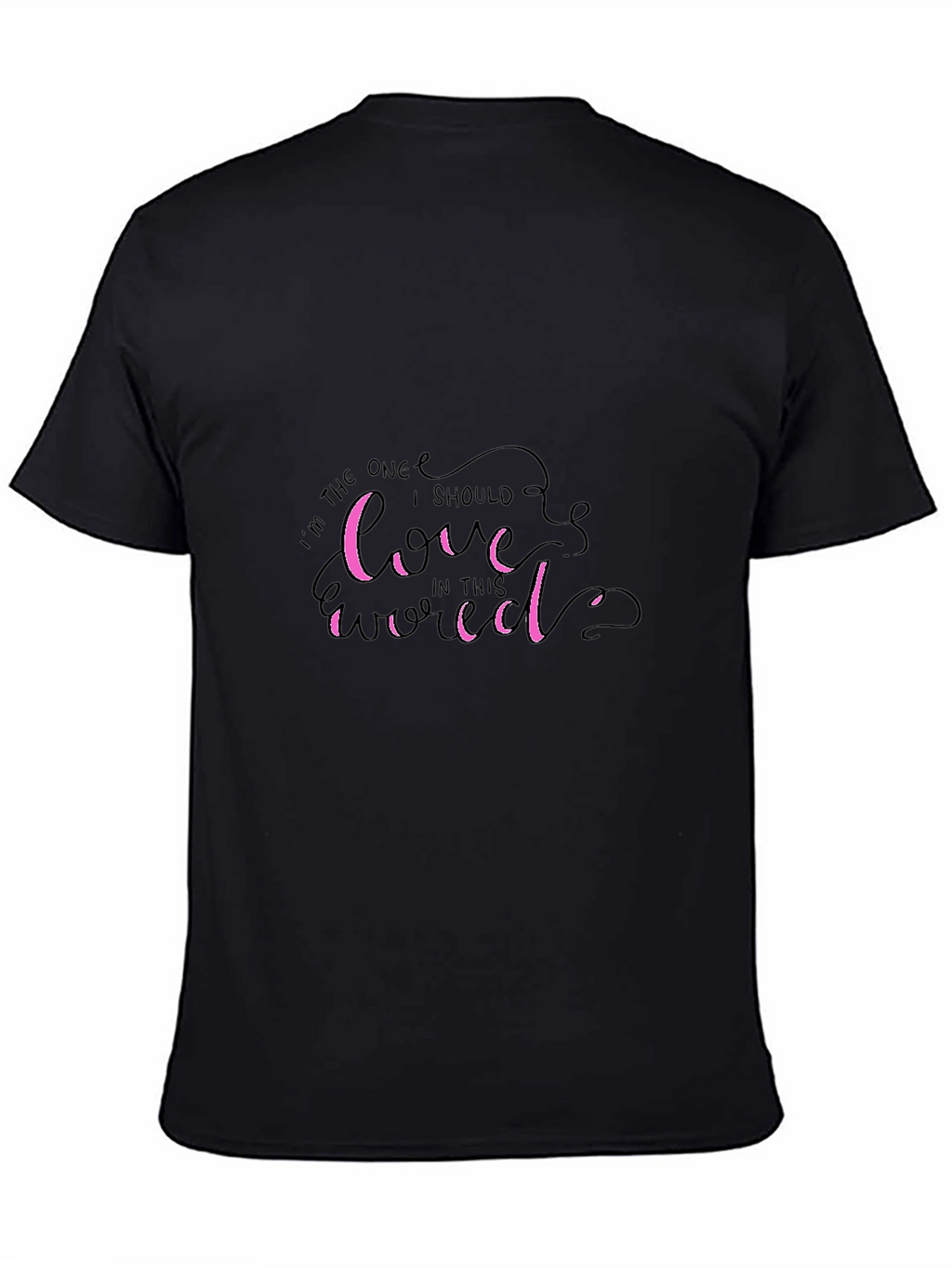 Love Yourself First Graphic Tee - Stylish Black T-Shirt