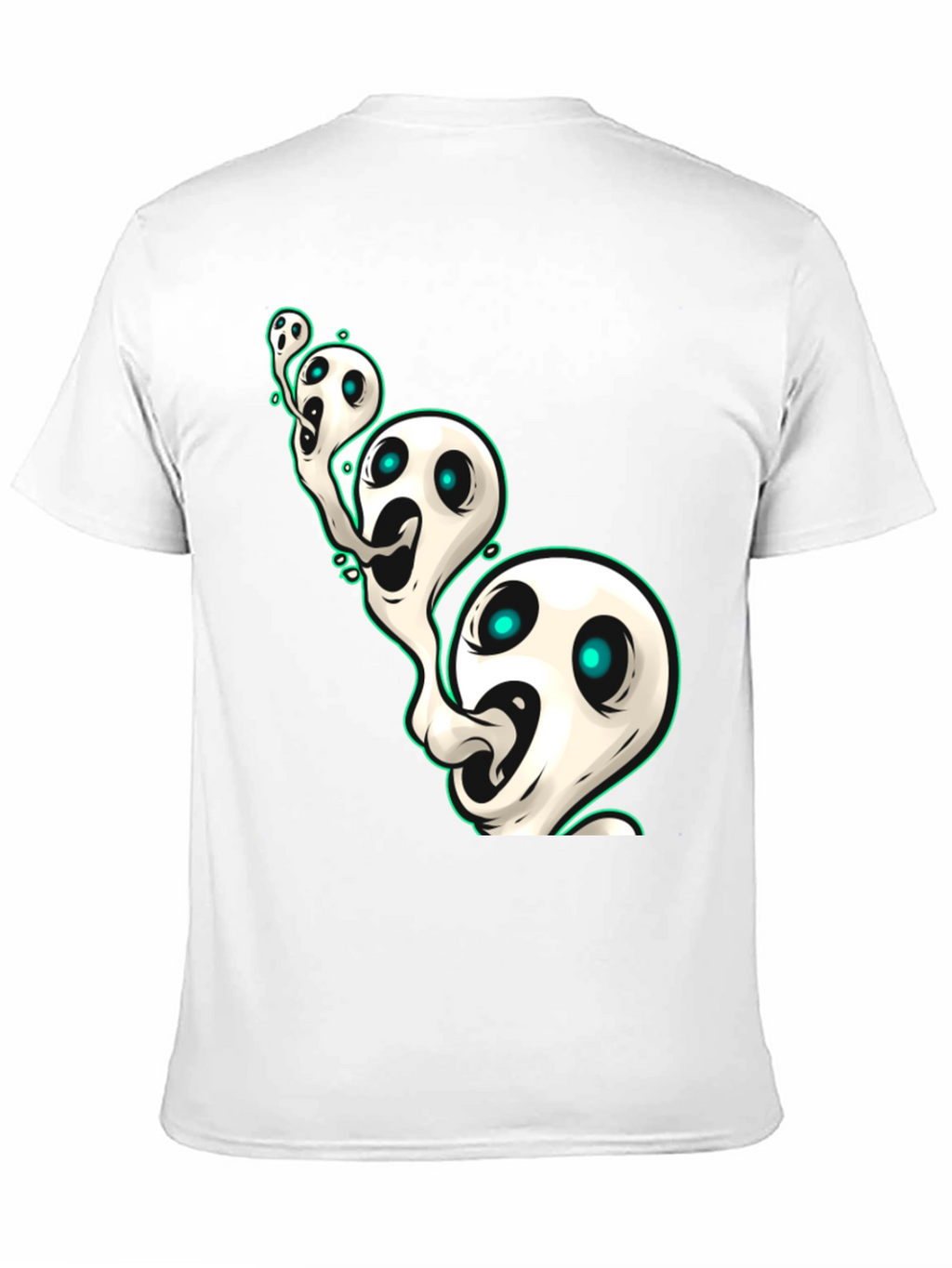 Ghostly Spirits Graphic Tee - Spooky & Stylish