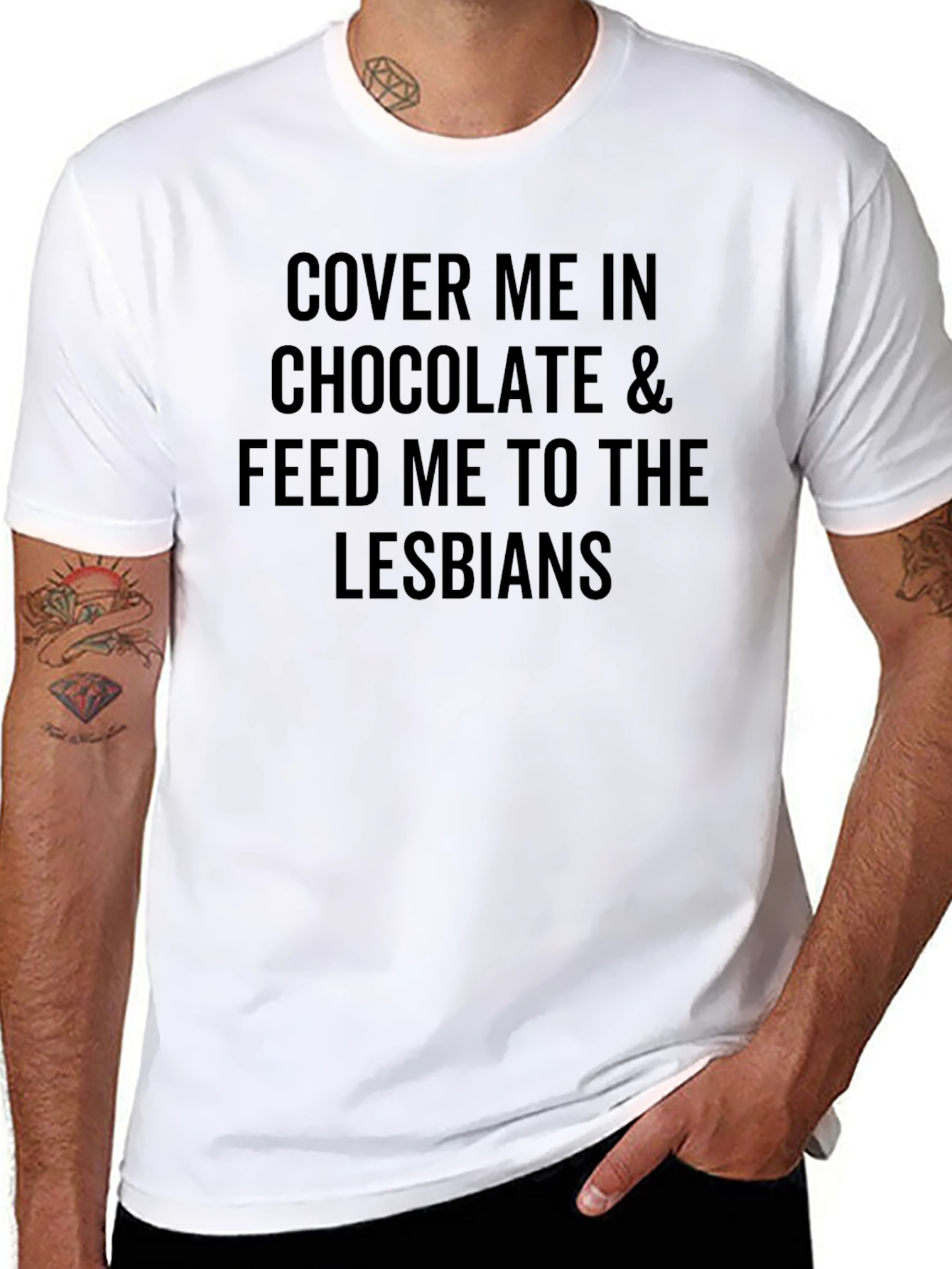 Cover Me in Chocolate Graphic Tee