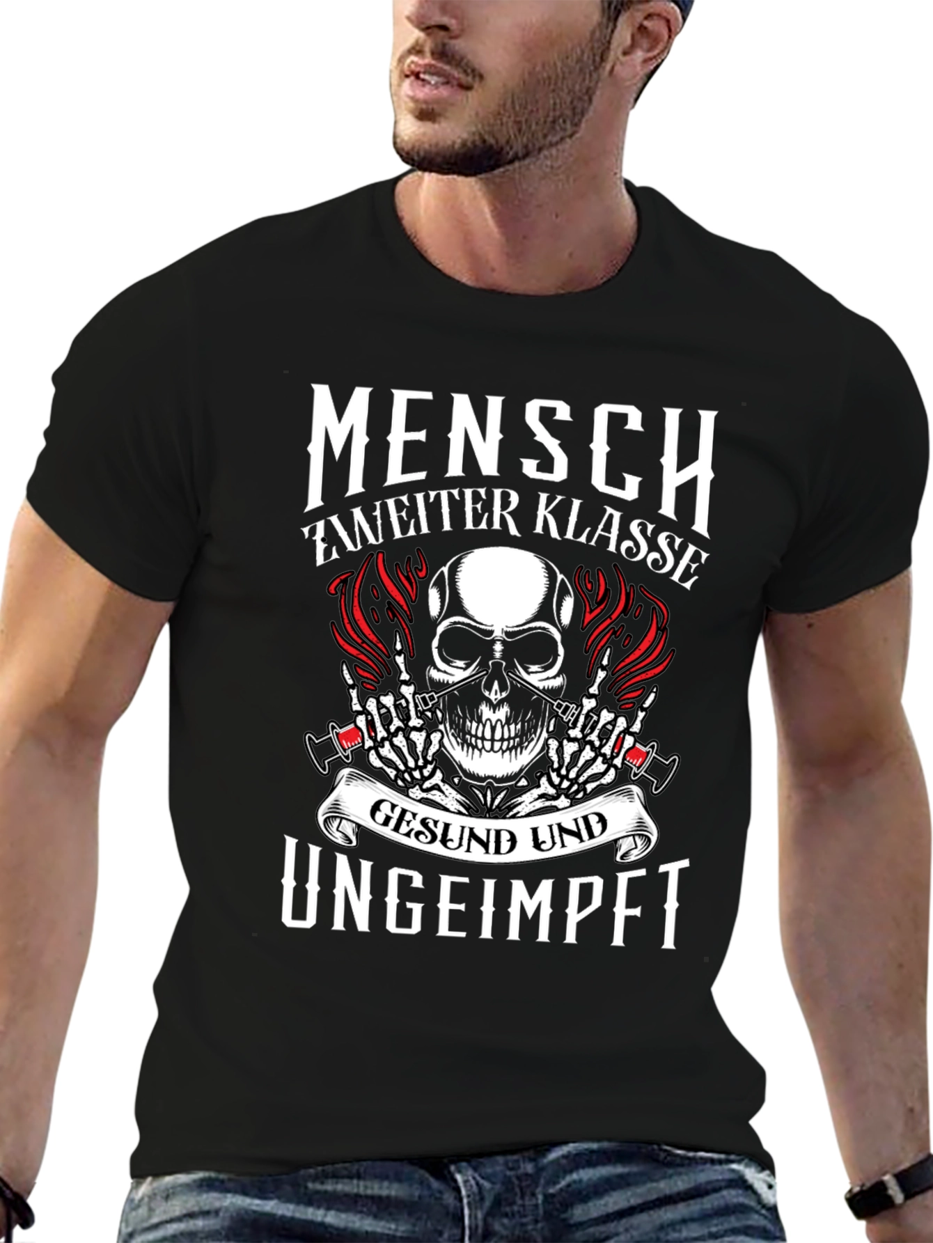 Mensh Zweiter Klasse Graphic Tee