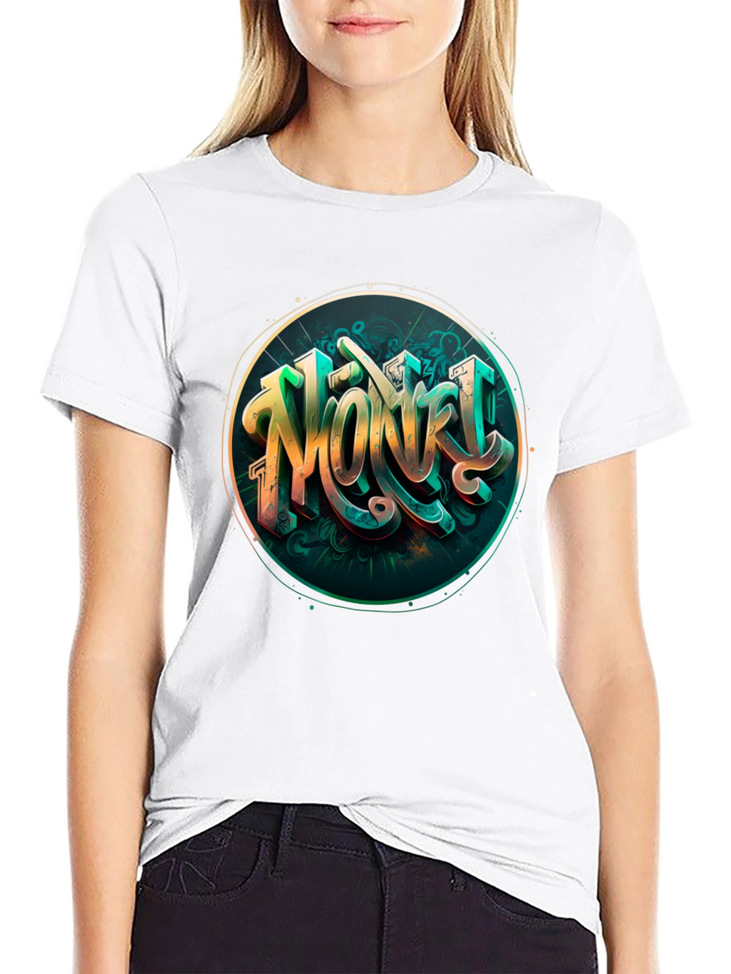 Novelty Graphic Tee - Unique Design