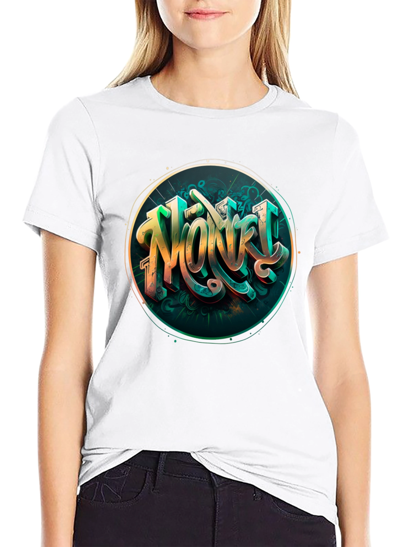 Novelty Graphic Tee - Unique Design