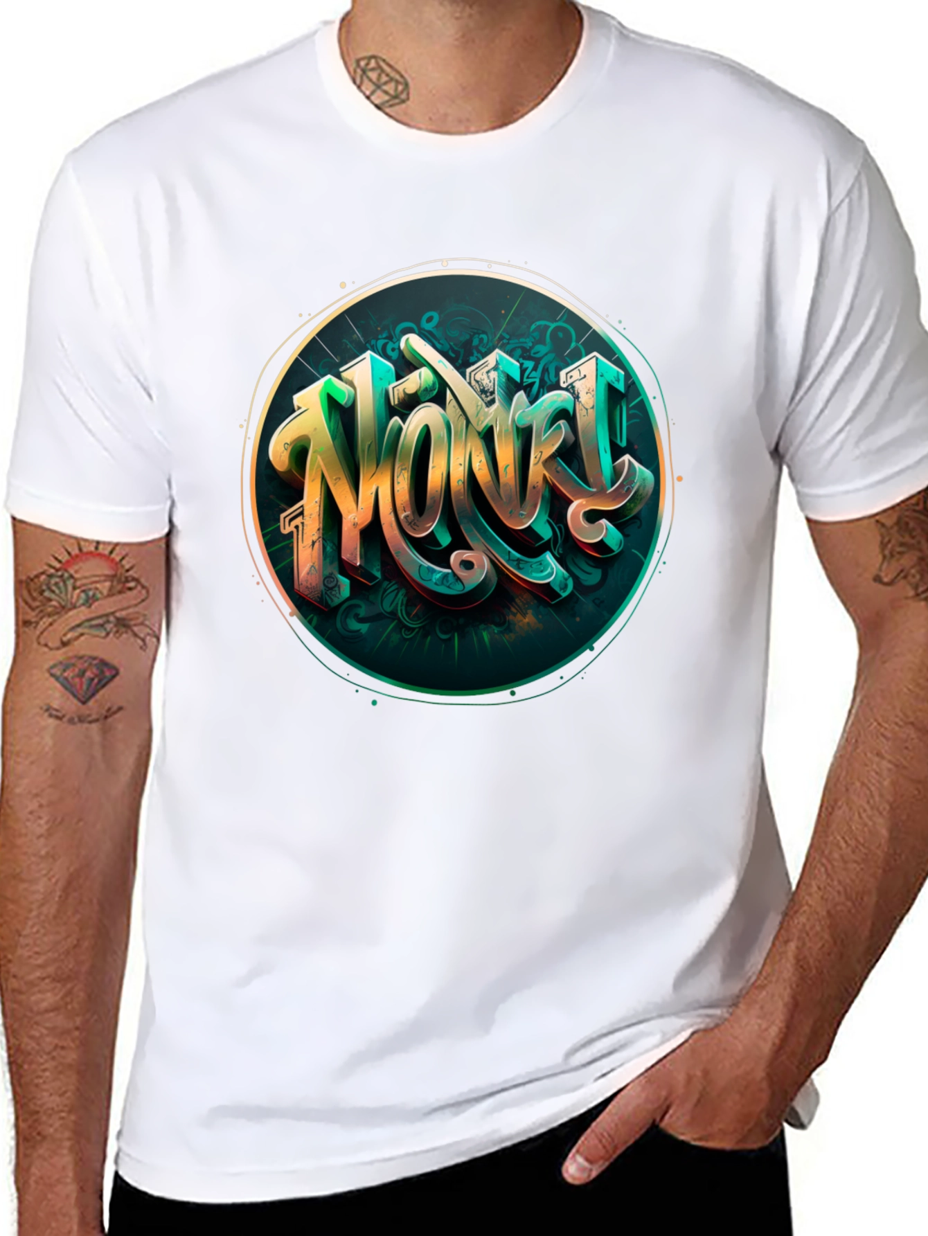 Novelty Graphic Tee - Unique Design