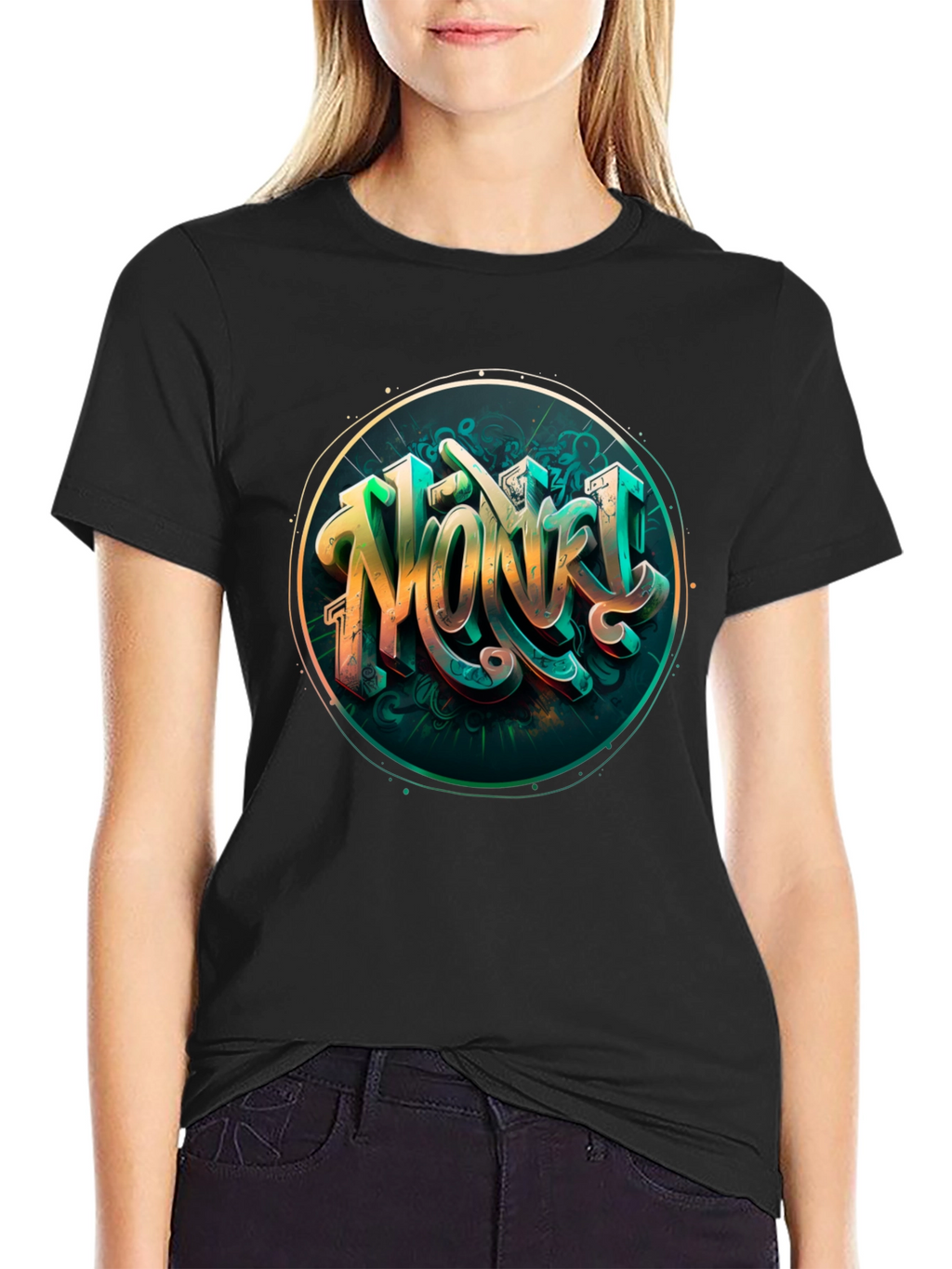 Novelty Graphic Tee - Unique Design