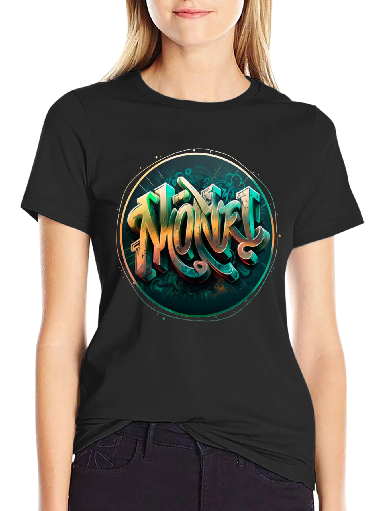Novelty Graphic Tee - Unique Design