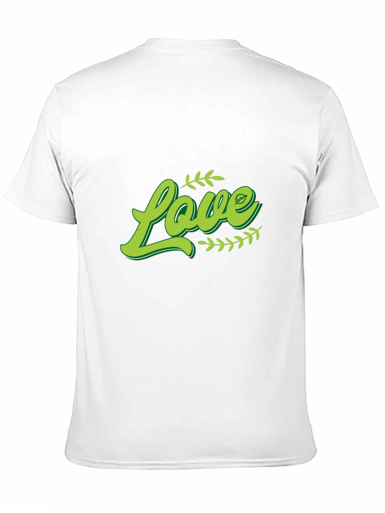 Love Vegan T-Shirt - Green Design