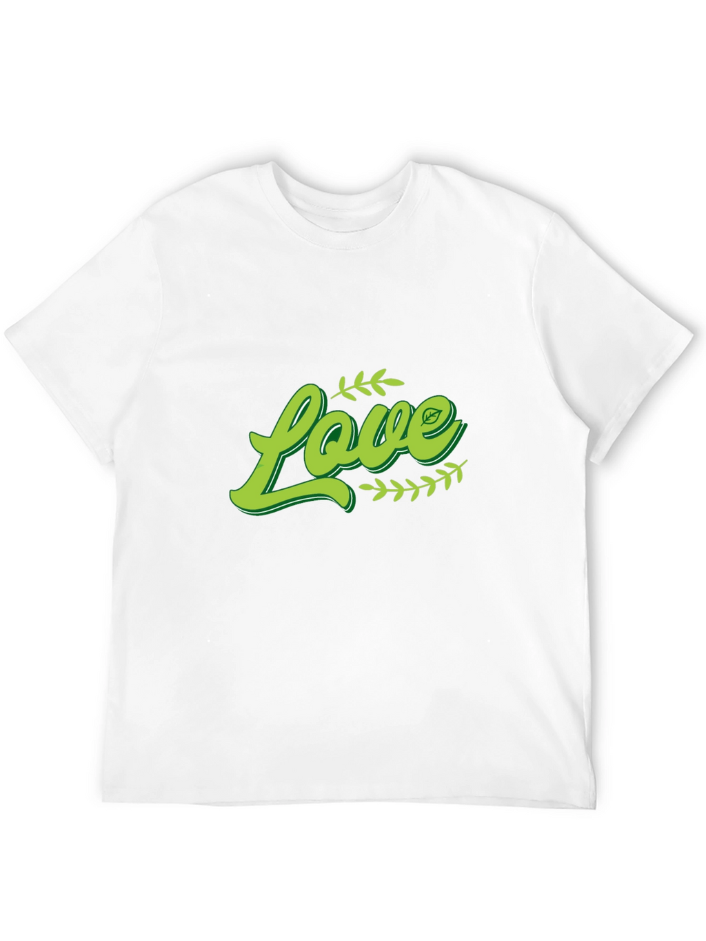 Love Vegan T-Shirt - Green Design