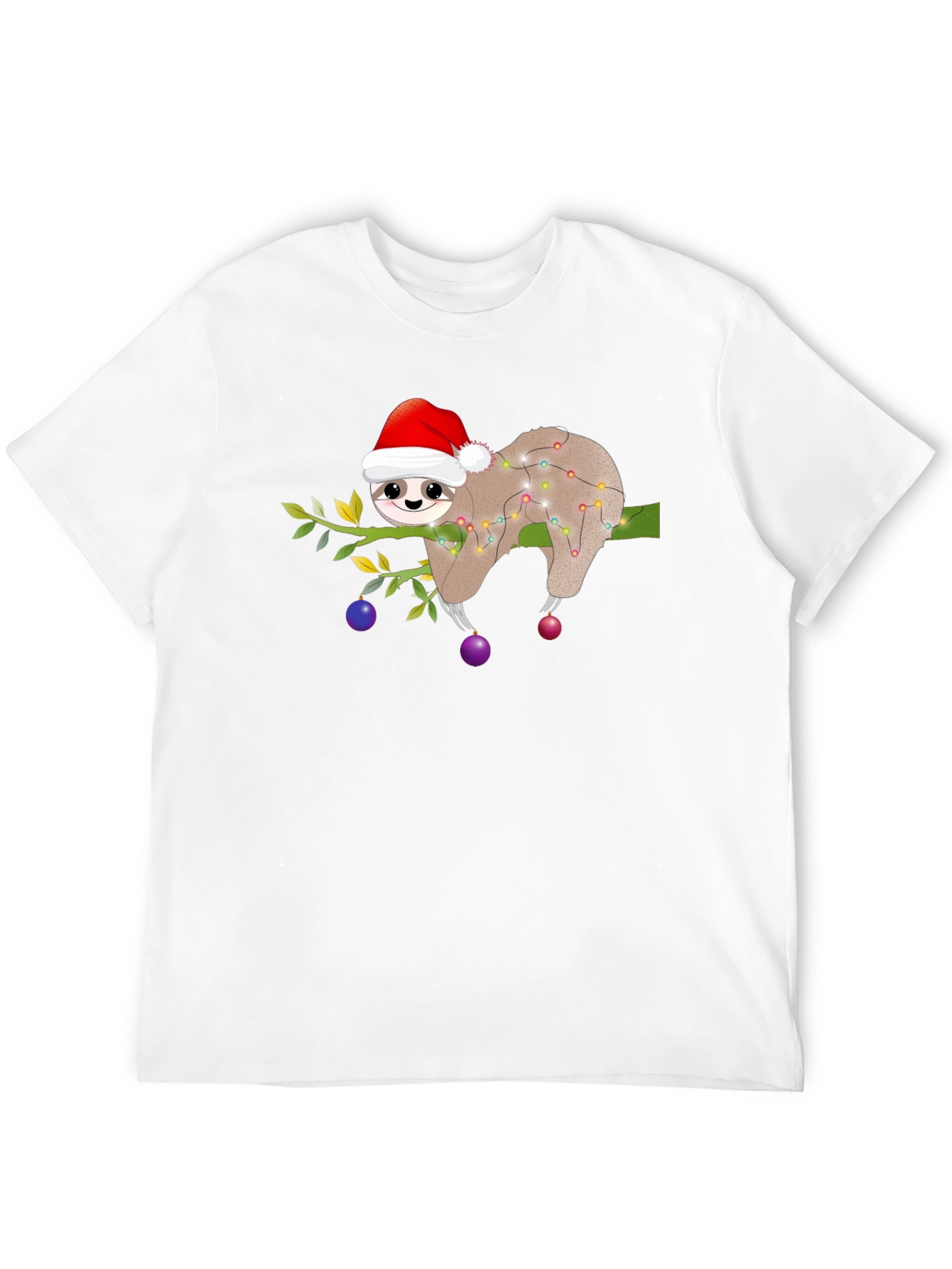 Christmas Sloth T-Shirt - Holiday Party Ready