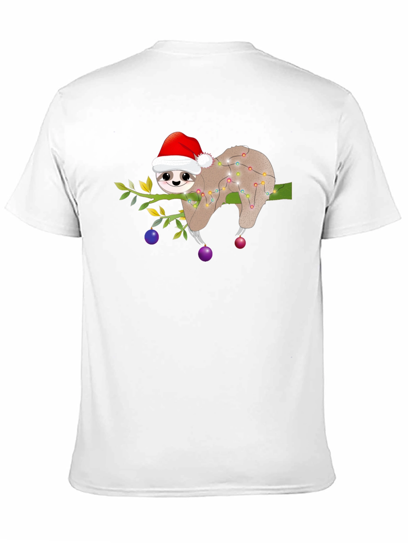Christmas Sloth T-Shirt - Holiday Party Ready