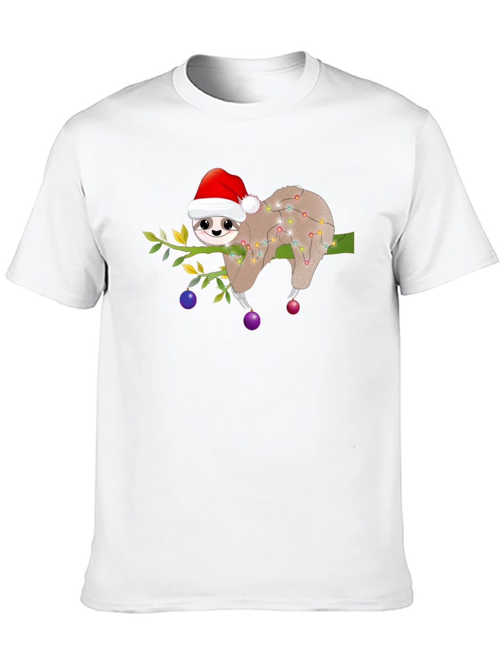 Christmas Sloth T-Shirt - Holiday Party Ready