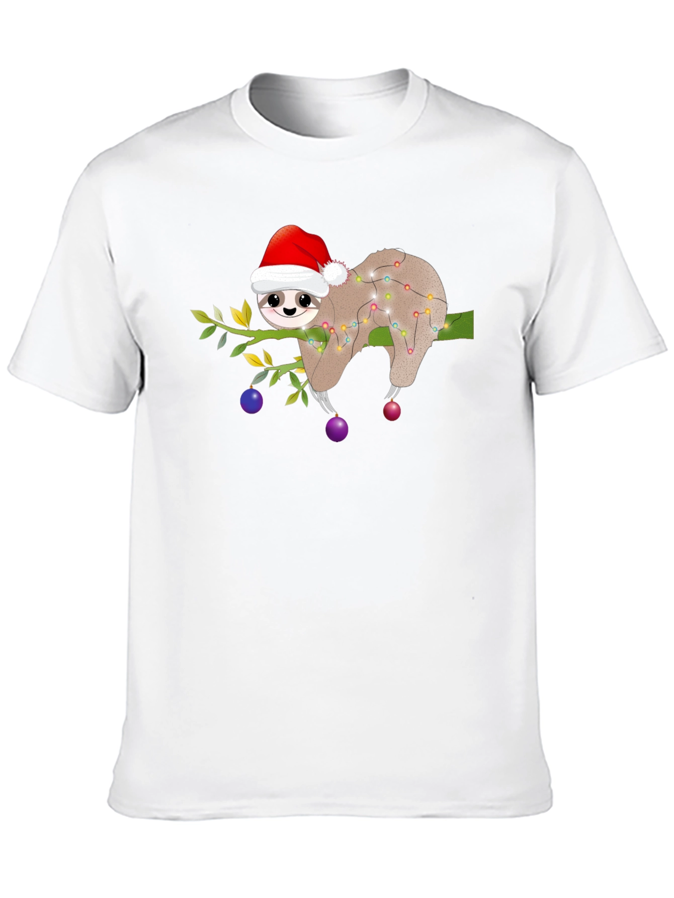 Christmas Sloth T-Shirt - Holiday Party Ready