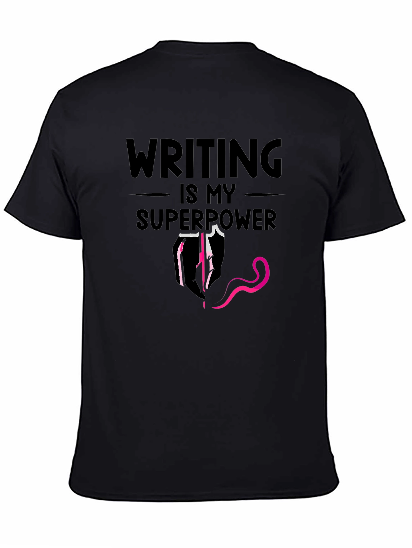Writing is My Superpower Graphic T-Shirt