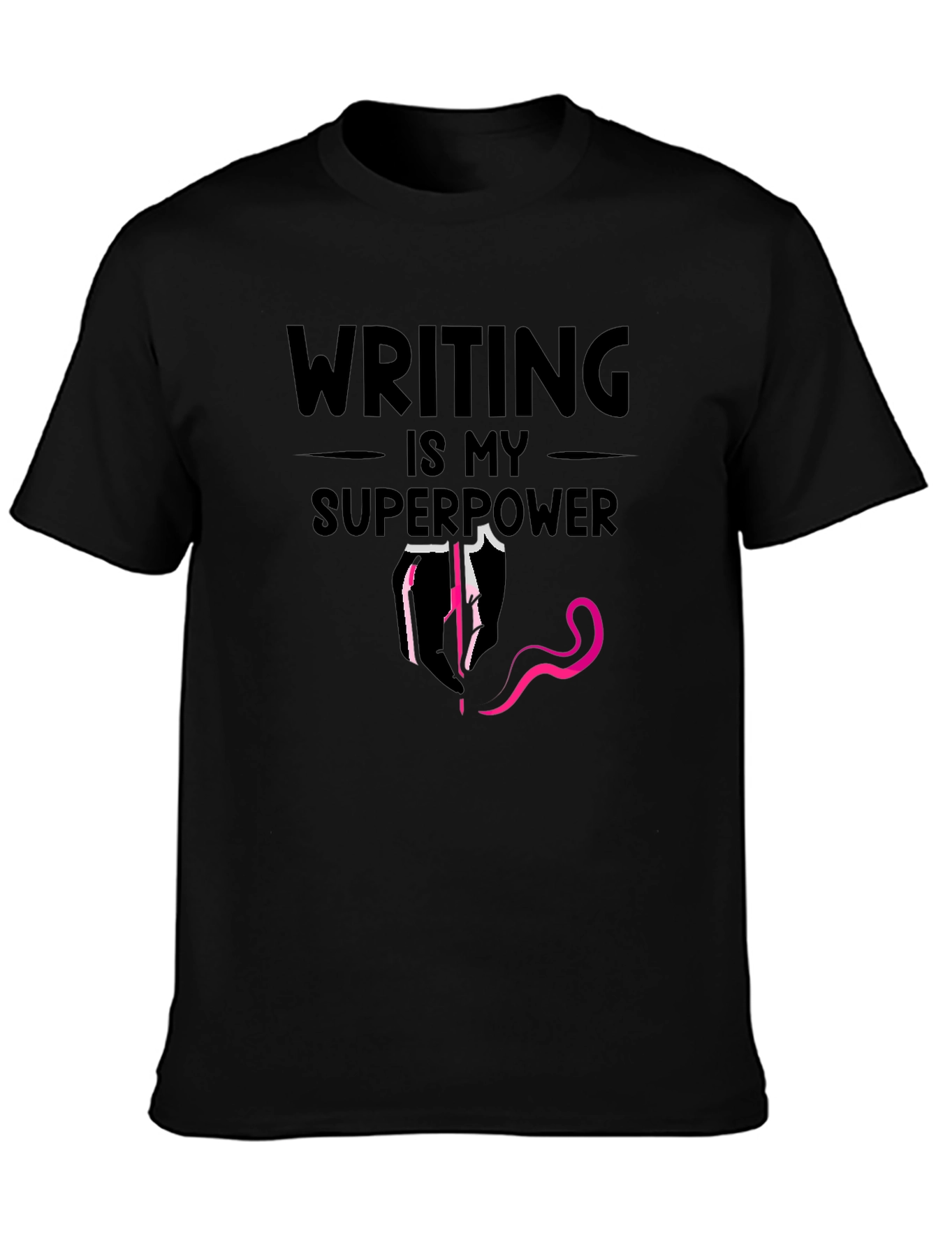 Writing is My Superpower Graphic T-Shirt