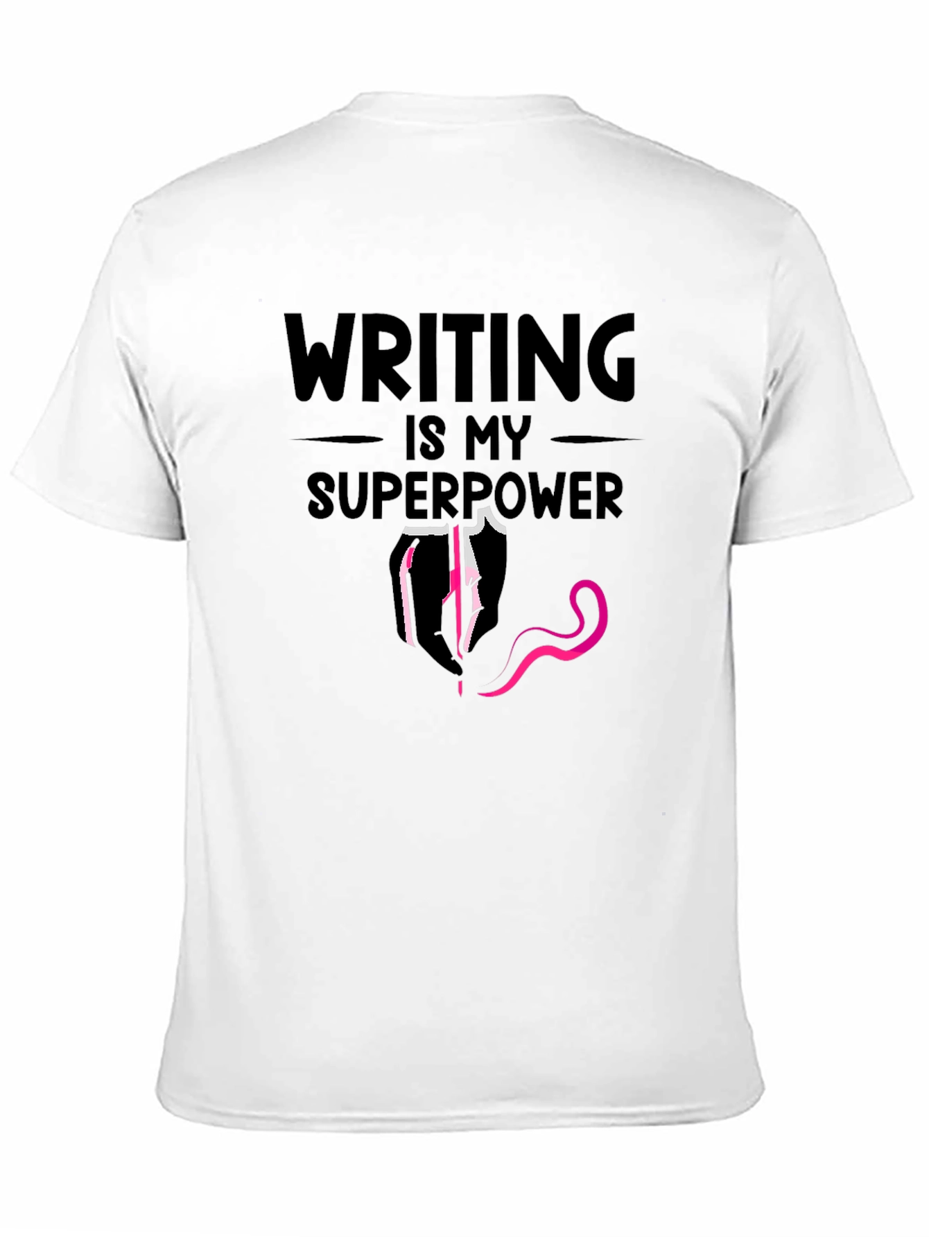 Writing is My Superpower Graphic T-Shirt
