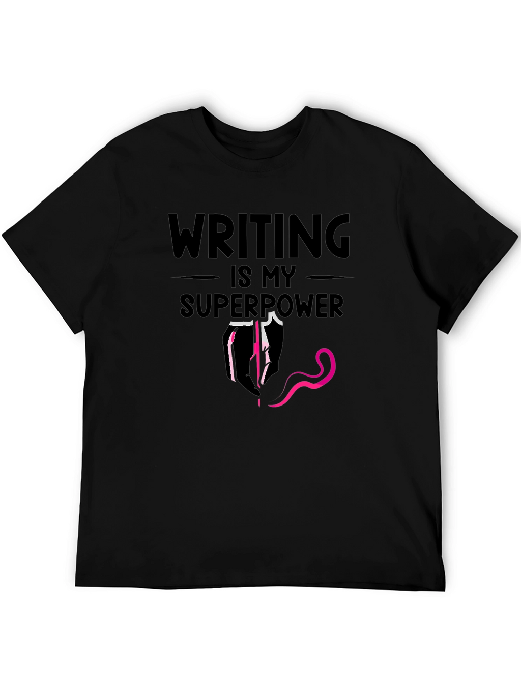 Writing is My Superpower Graphic T-Shirt