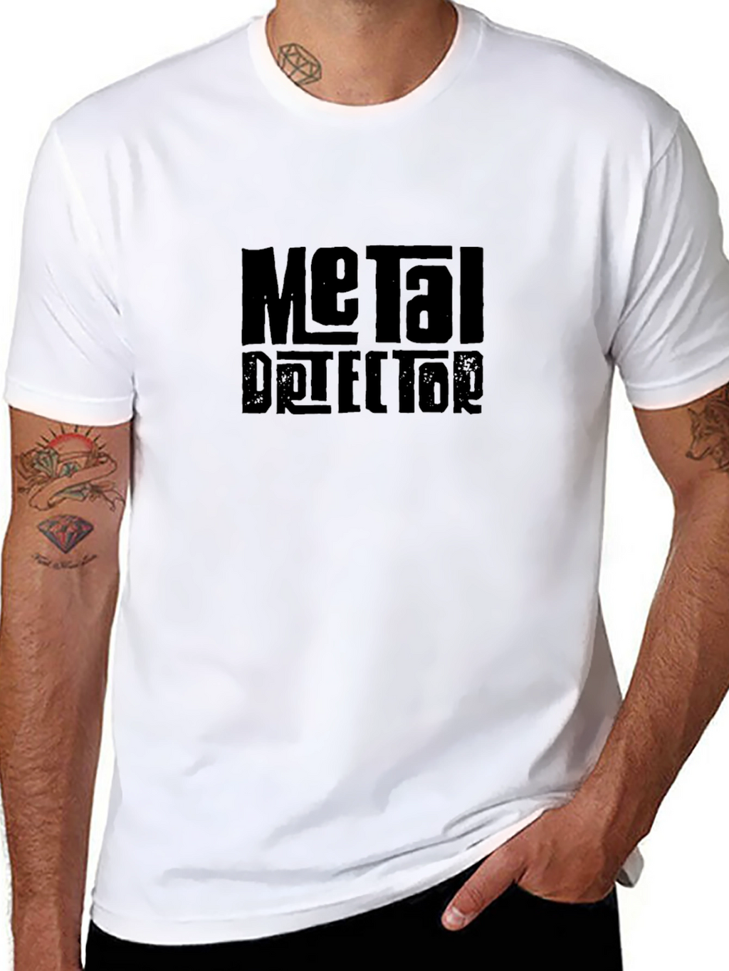 Metal Detector Black T-Shirt