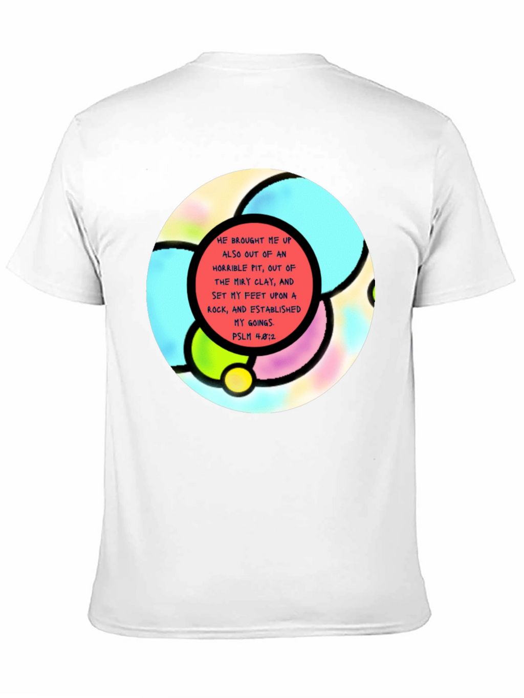 Faith-Inspired Tee: Psalm 48:2 Graphic