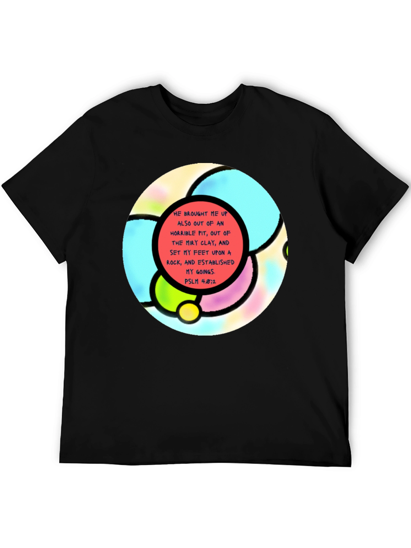 Faith-Inspired Tee: Psalm 48:2 Graphic