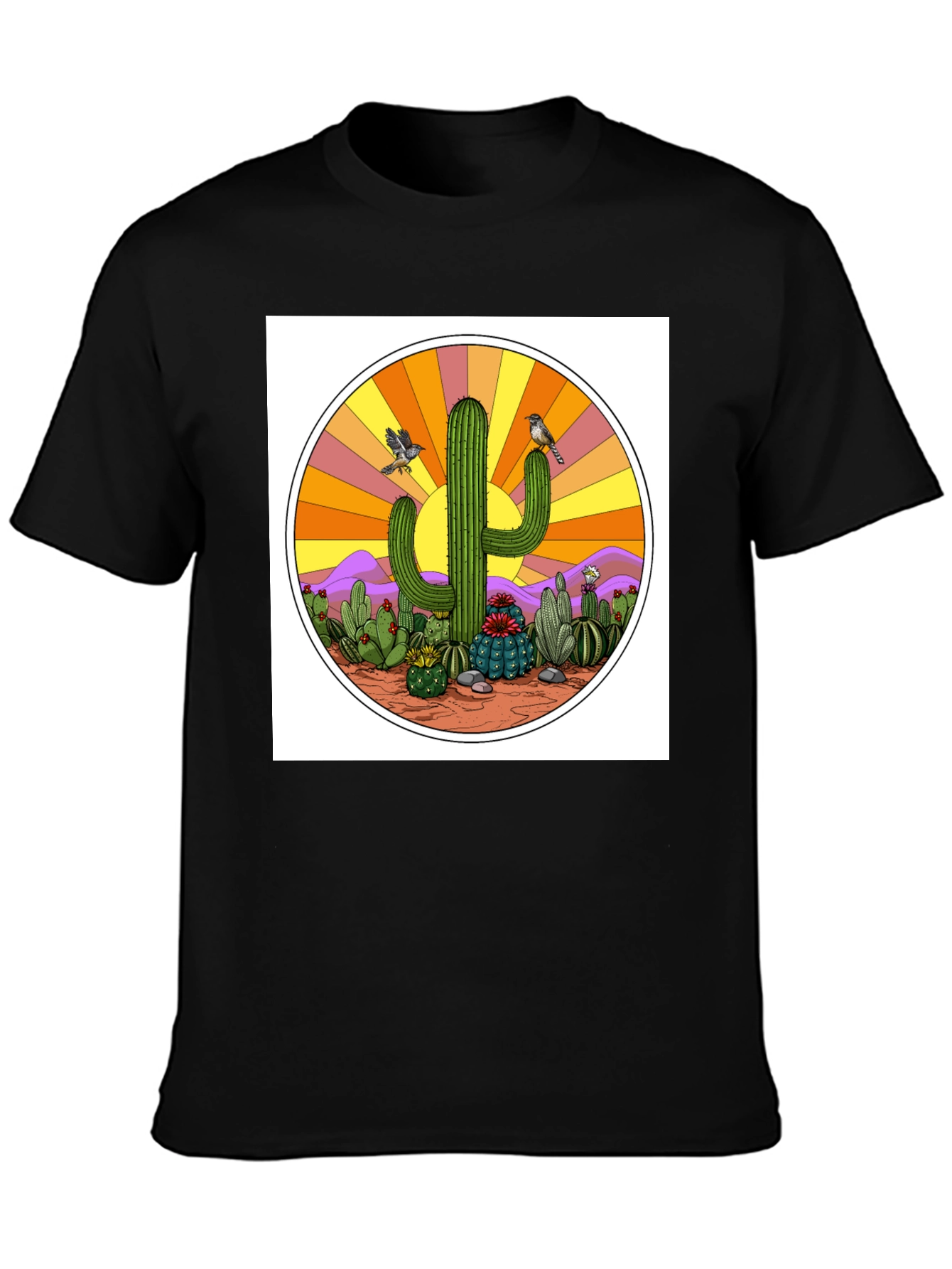 Cactus Sunset Graphic Tee