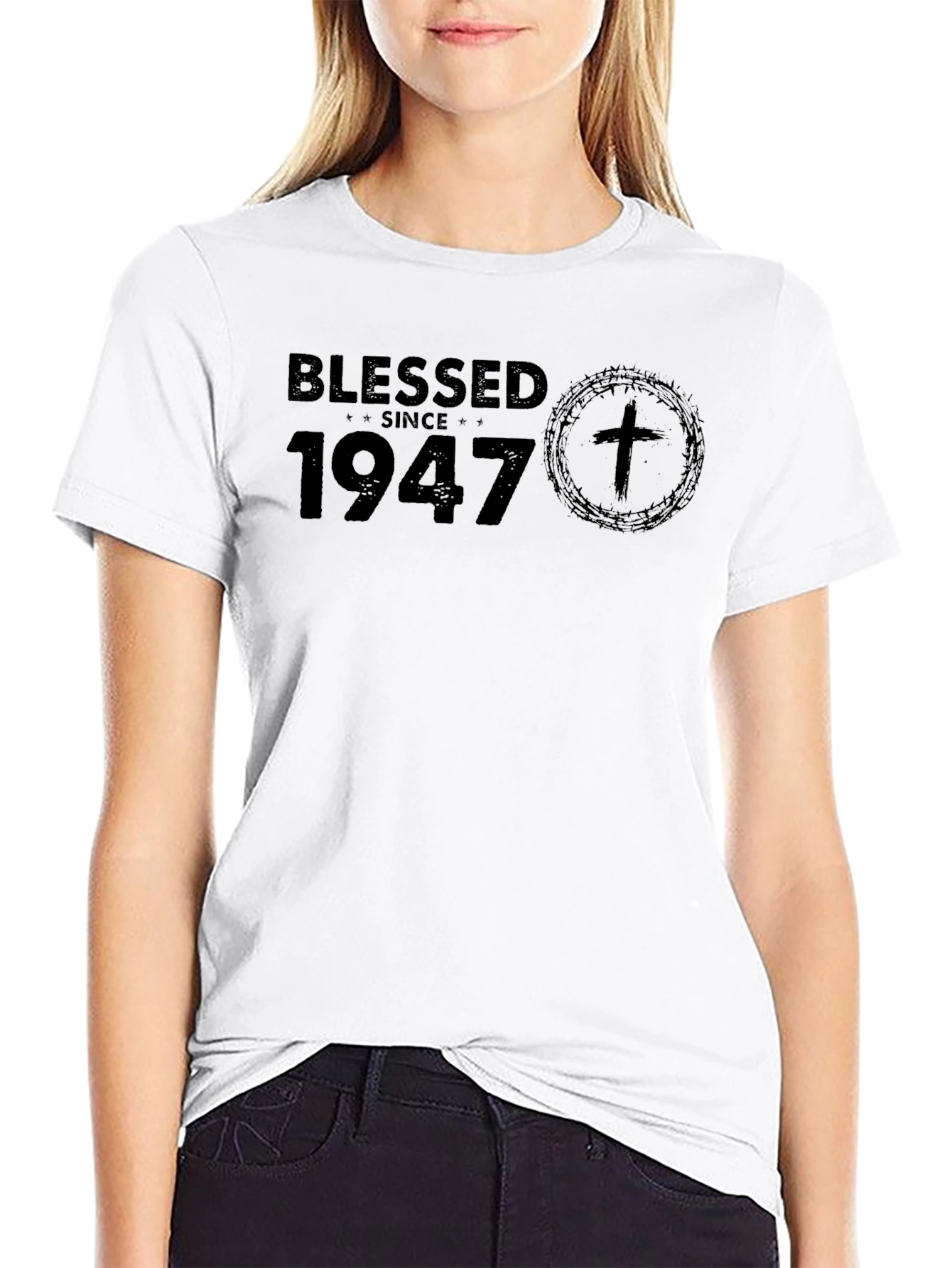 Blessed Since 1947 Graphic Tee