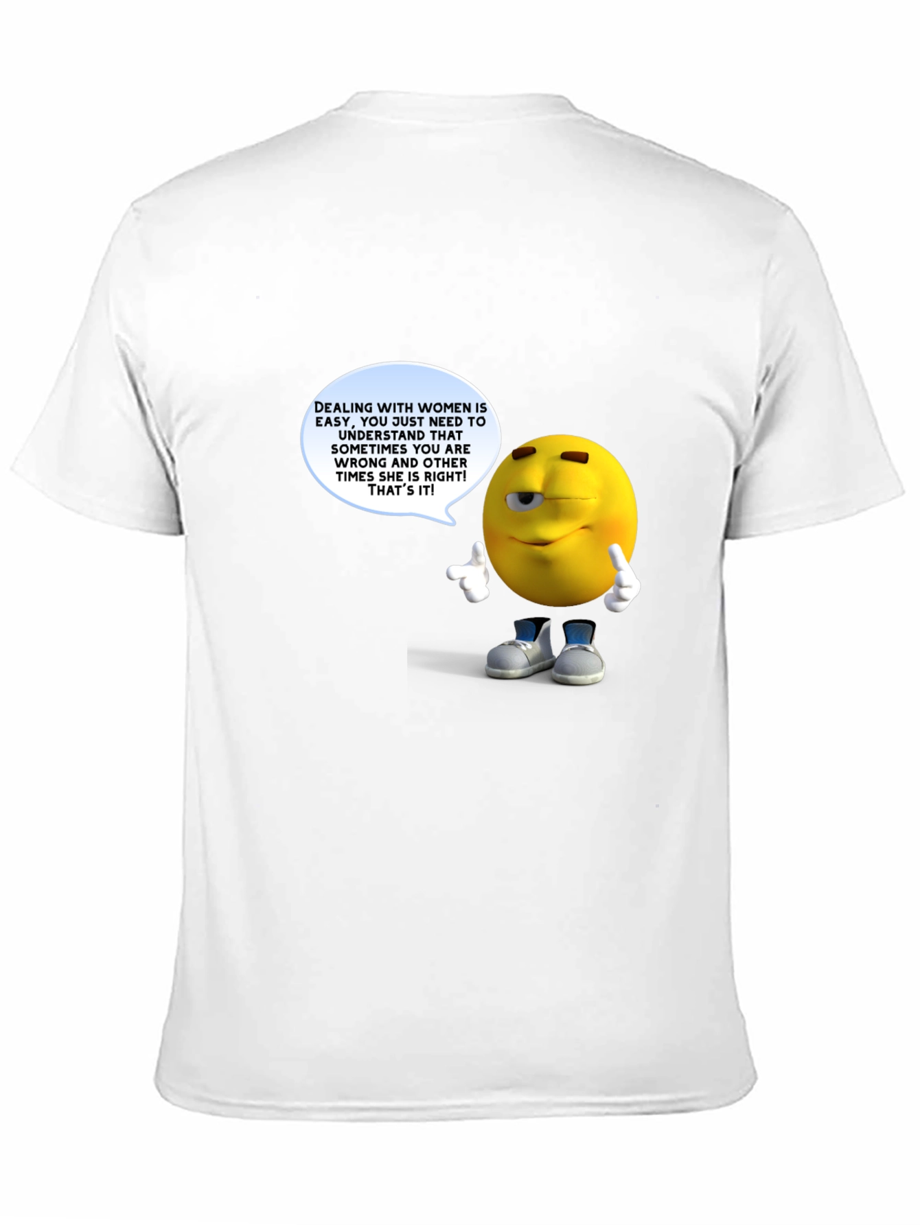 Funny Mens Black T-Shirt with Graphic Design