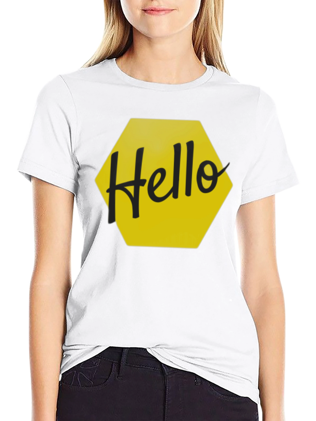 Hello Graphic Tee - Stylish Casual Wear