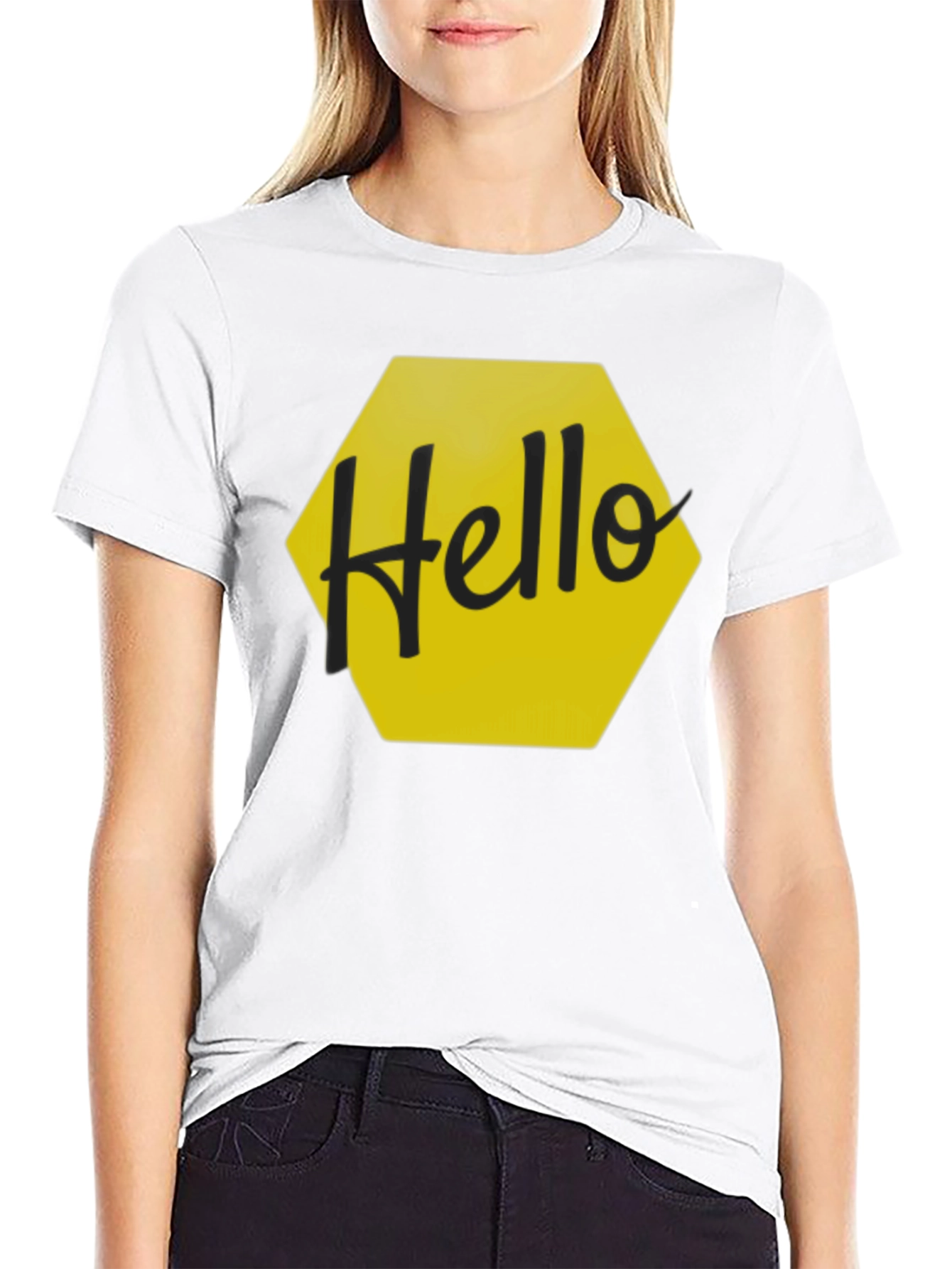 Hello Graphic Tee - Stylish Casual Wear
