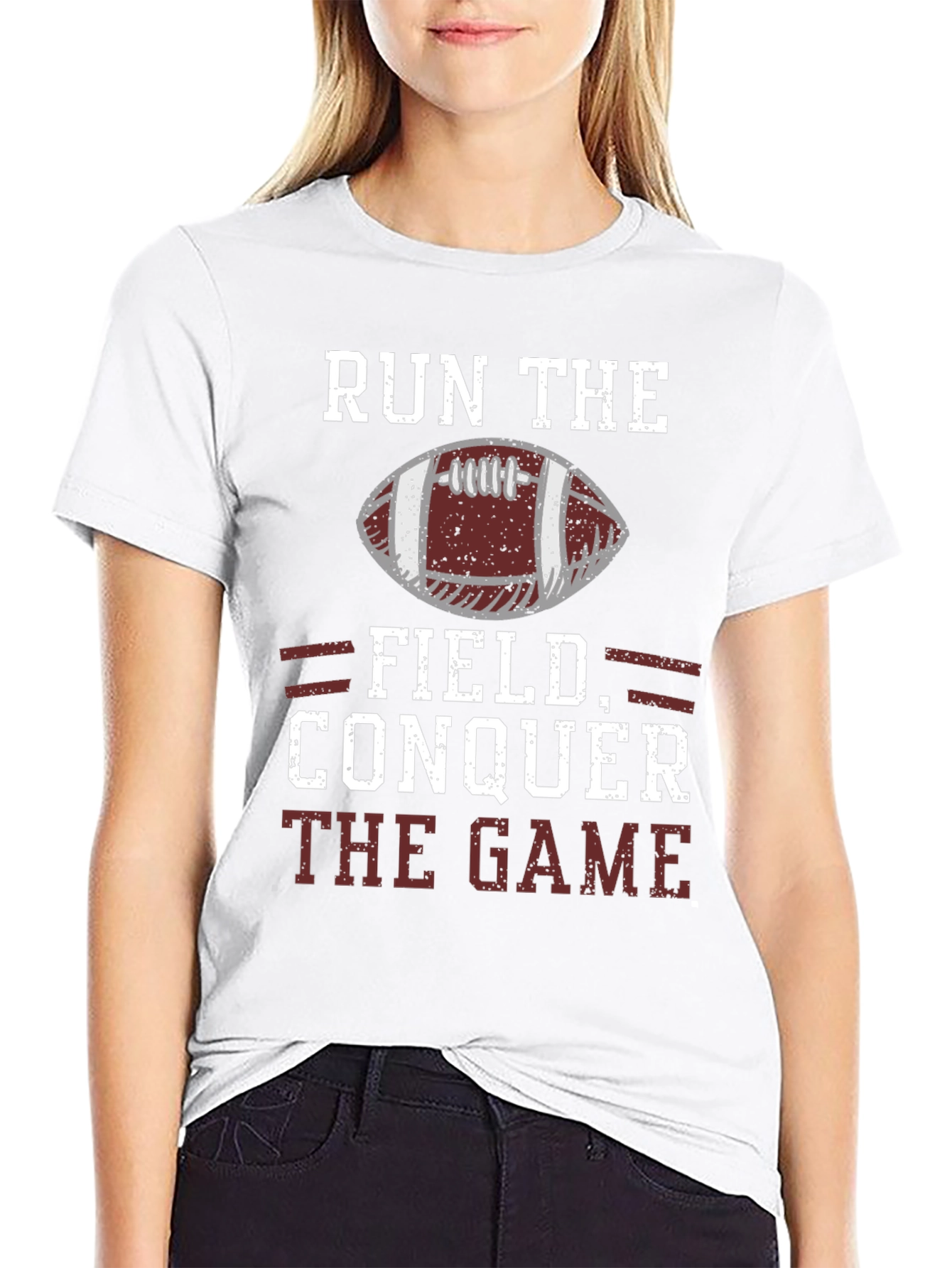 Run the Field Football T-Shirt