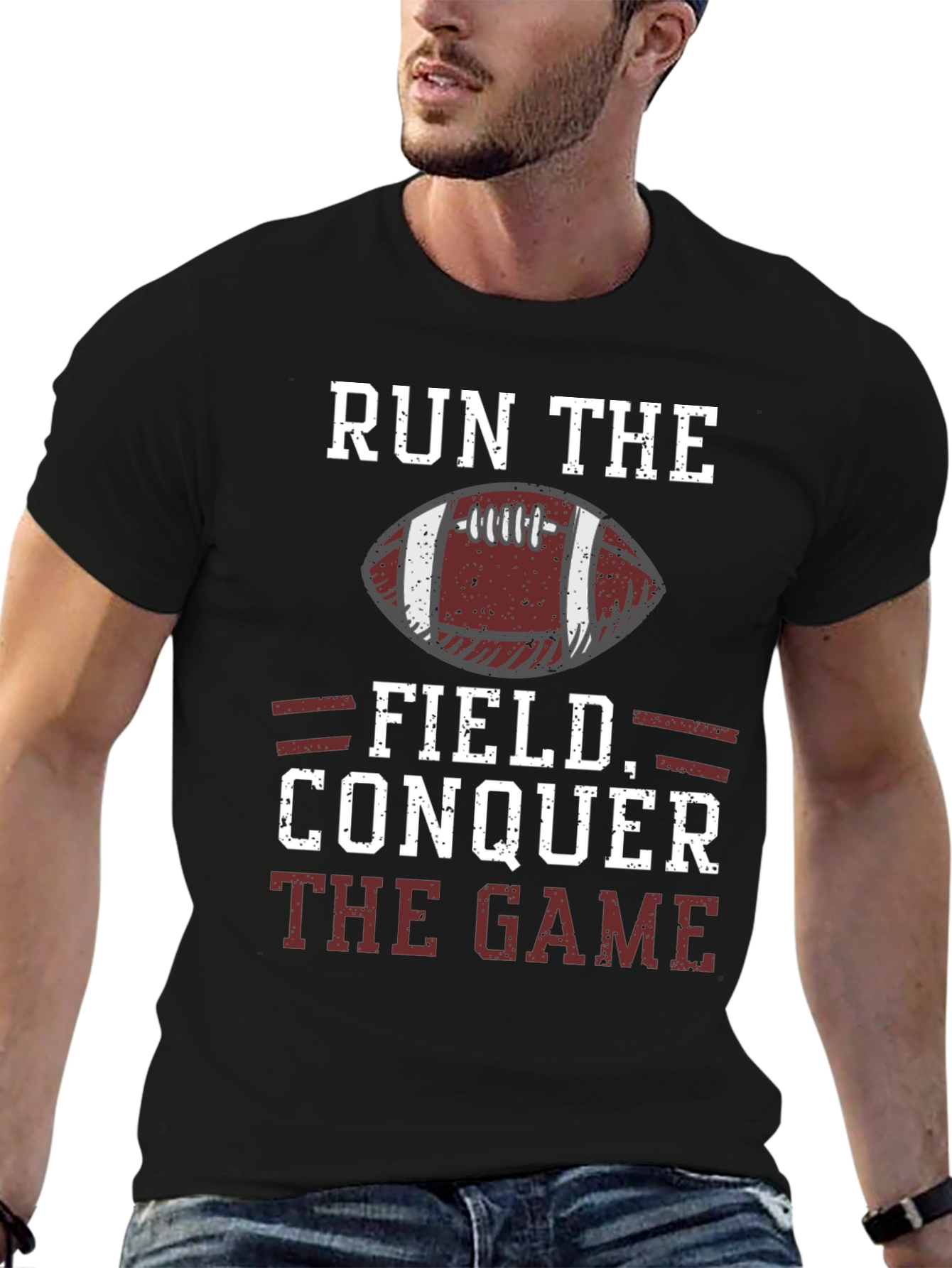 Run the Field Football T-Shirt