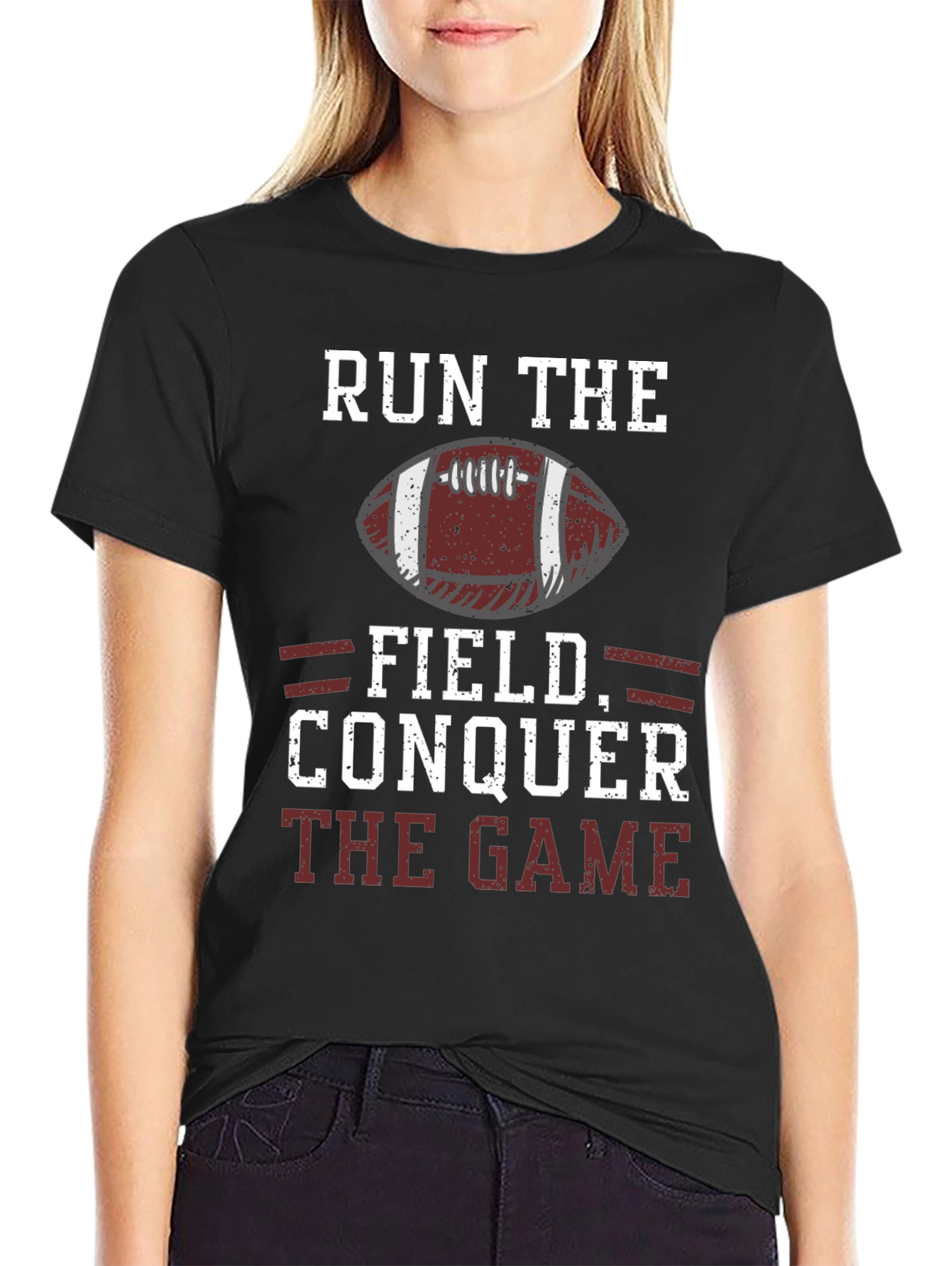 Run the Field Football T-Shirt