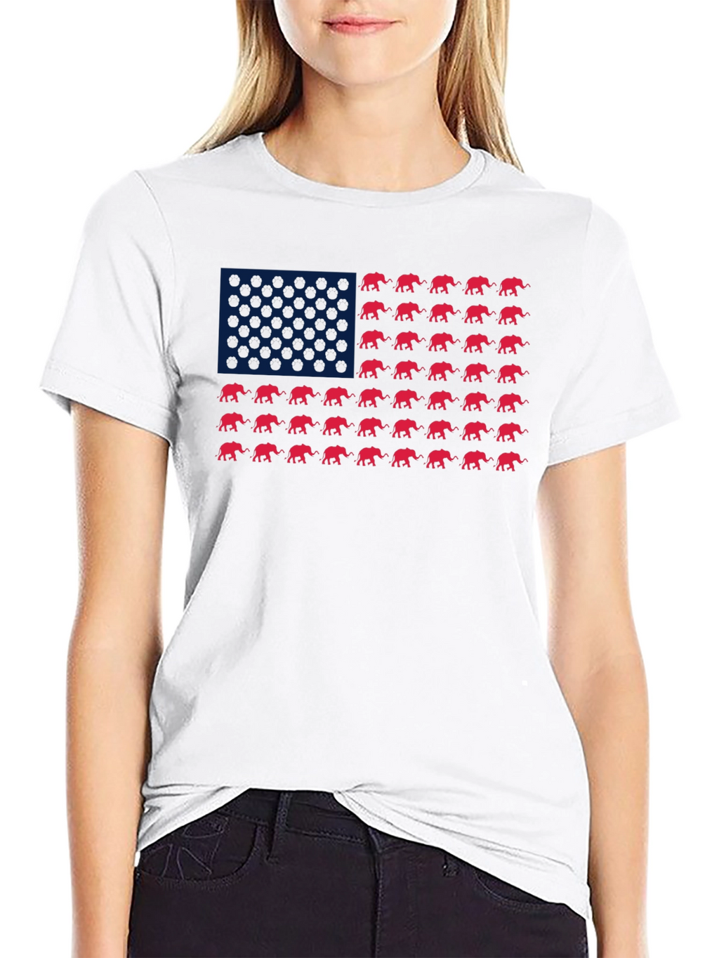 Republican Elephant Flag T-Shirt