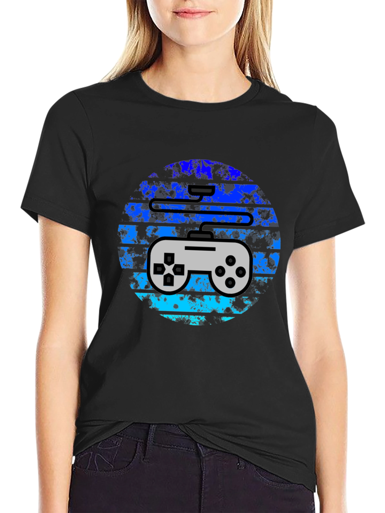 Gamer Graphic Tee - Retro Controller Design